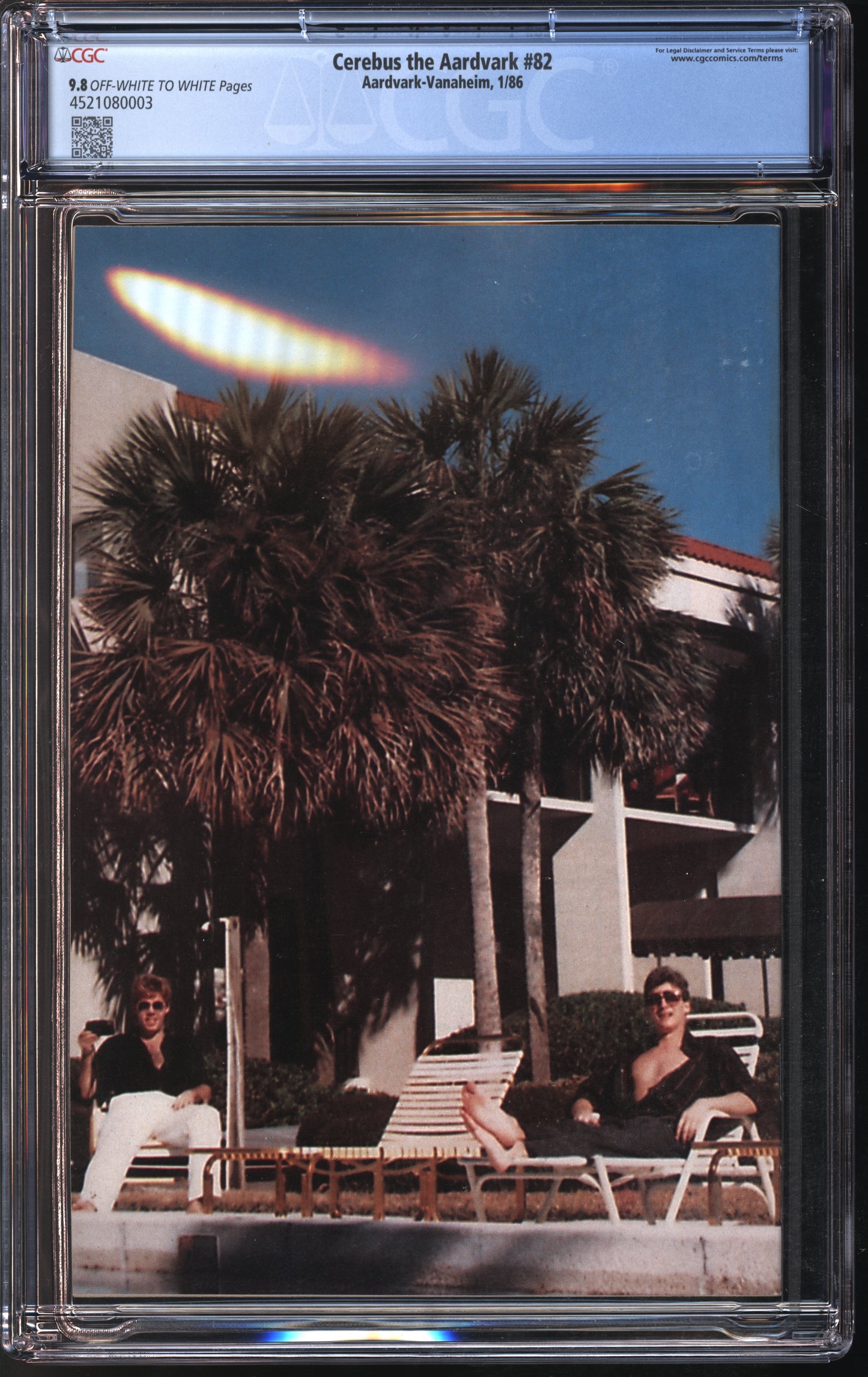Aardvark-Vanaheim Cerebus the Aardvark #82 1/86 CGC 9.8 Off-White to White Pages