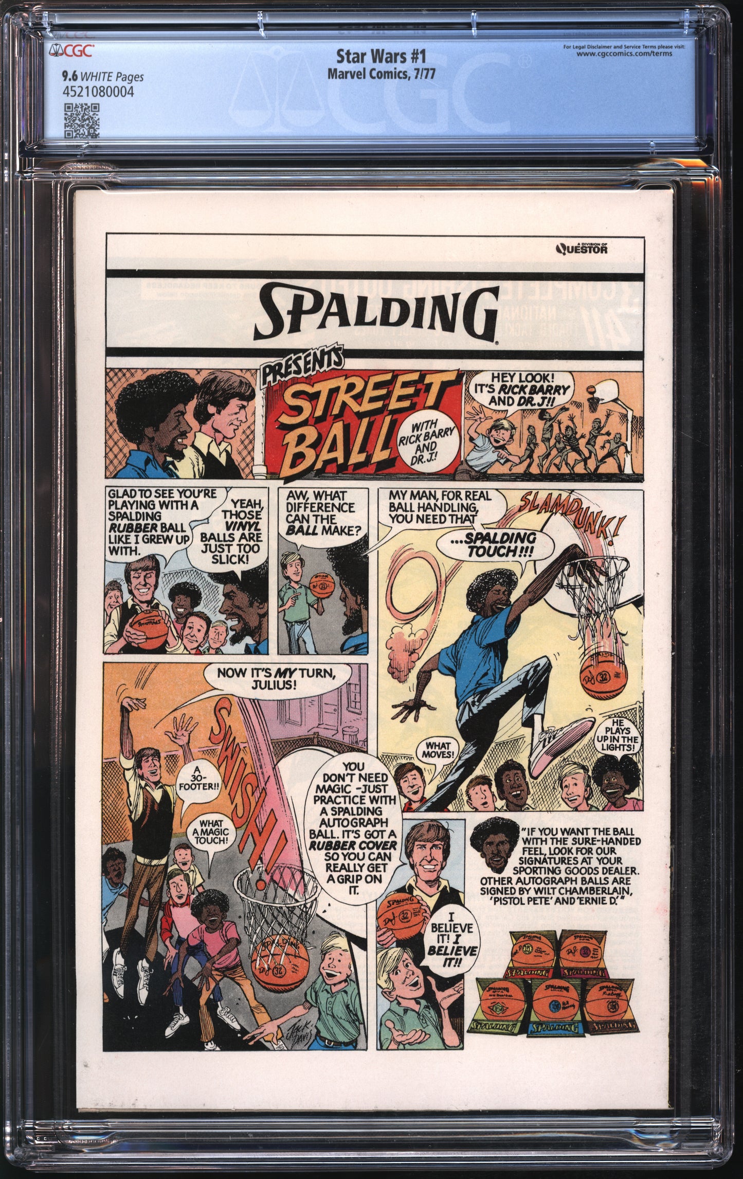 Marvel Star Wars #1 7/77 CGC 9.6 White Pages