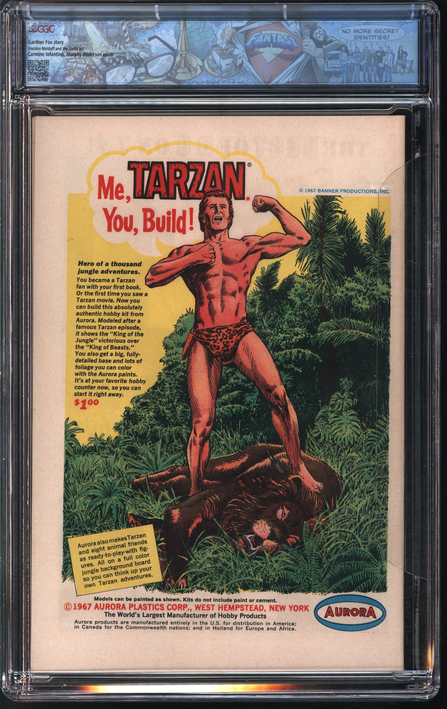 D.C. Comics Batman #196 11/67 FANTAST CGC 9.2 White Pages