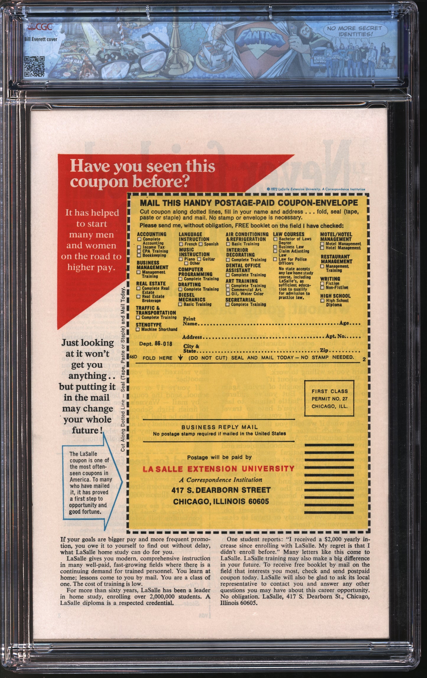 Marvel Comics Beware #1 3/73 FANTAST CGC 9.8 White Pages
