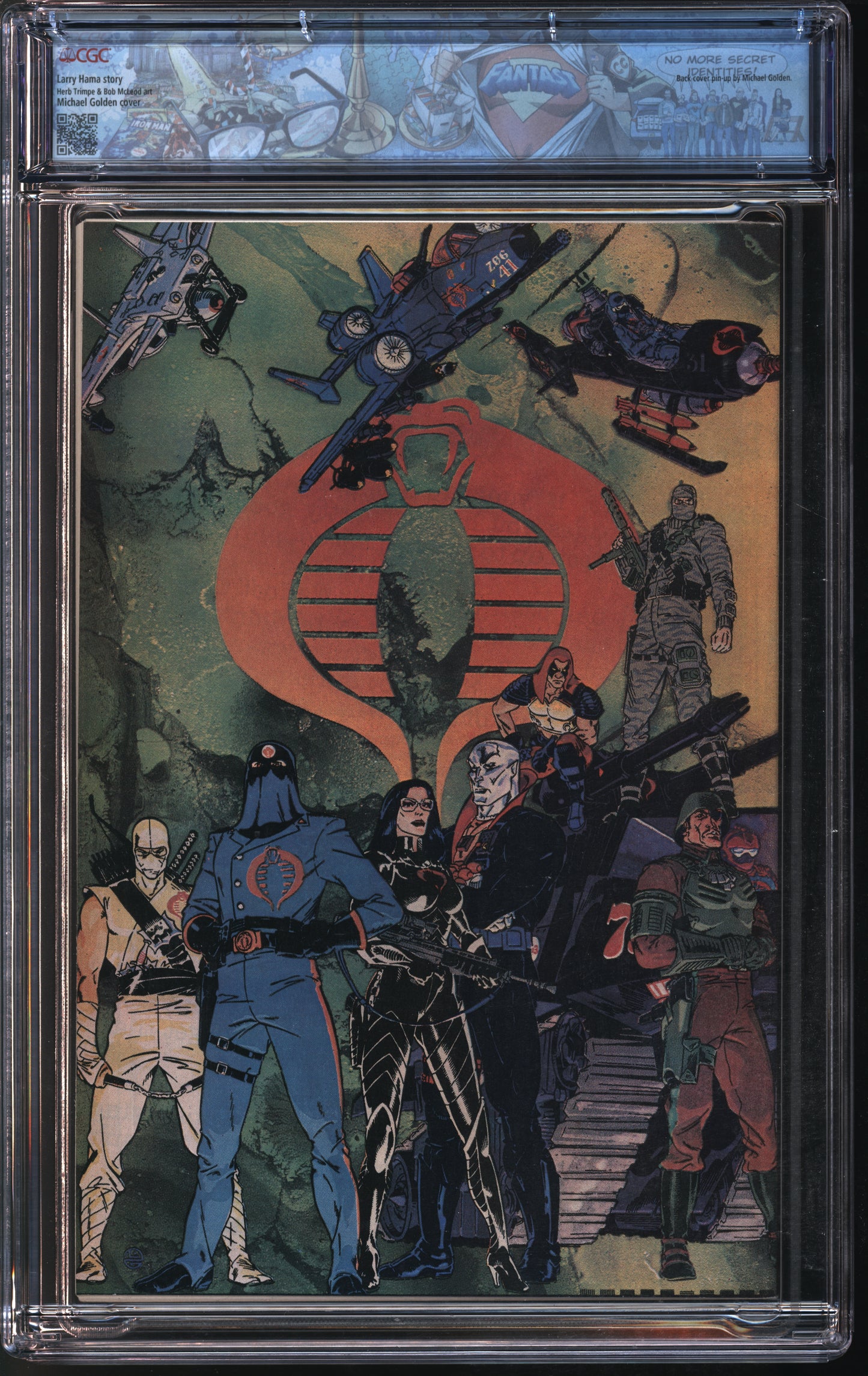 Marvel Comics G.I. Joe Yearbook #1 3/85 FANTAST CGC 9.8 White Pages