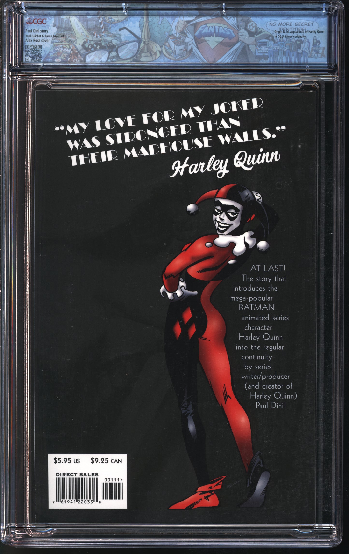 Marvel Comics Batman: Harley Quinn #nn 1999 FANTAST CGC 9.8 White Pages