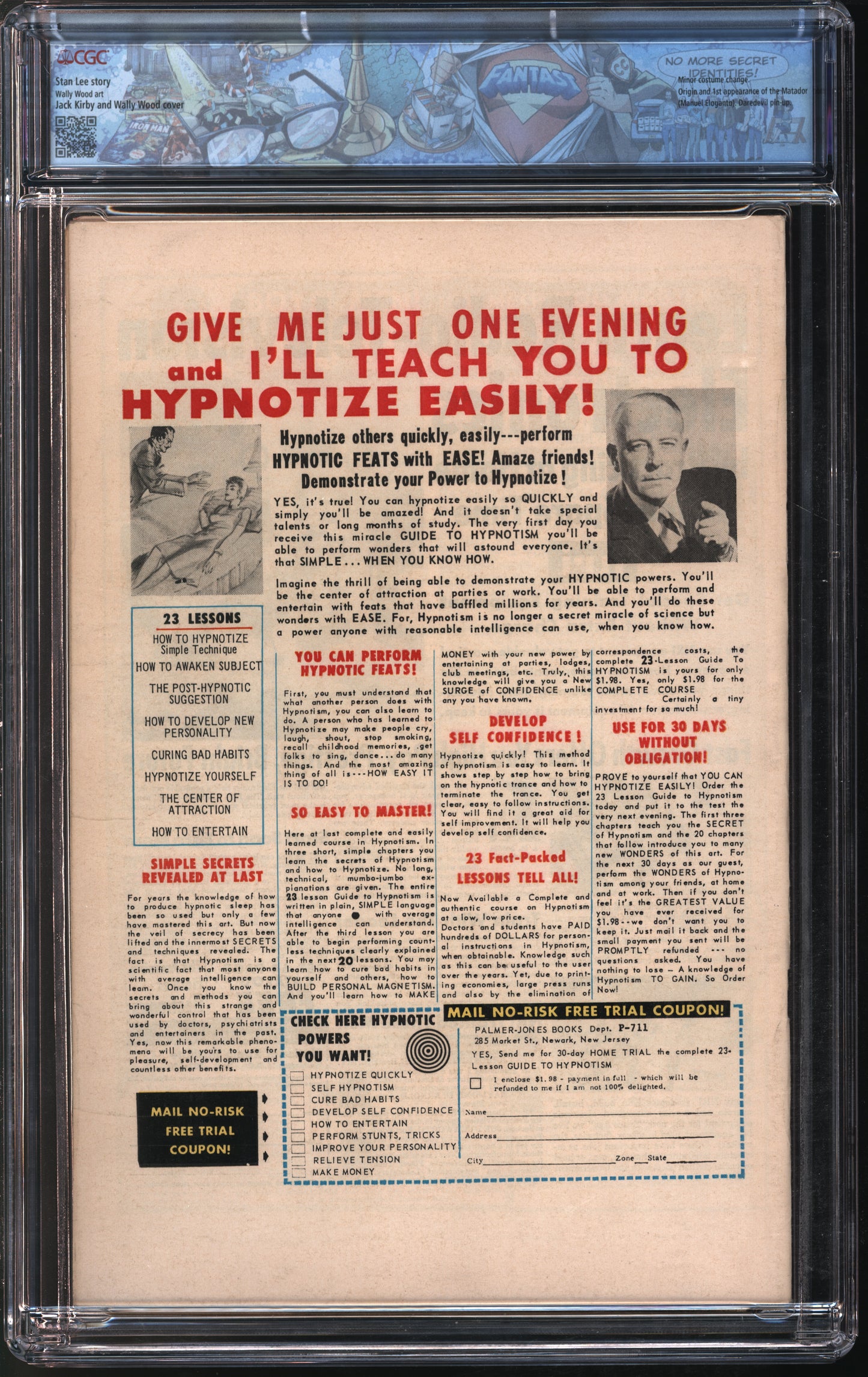 Marvel Comics Daredevil #5 12/64 FANTAST CGC 8.0 Off-White to White Pages
