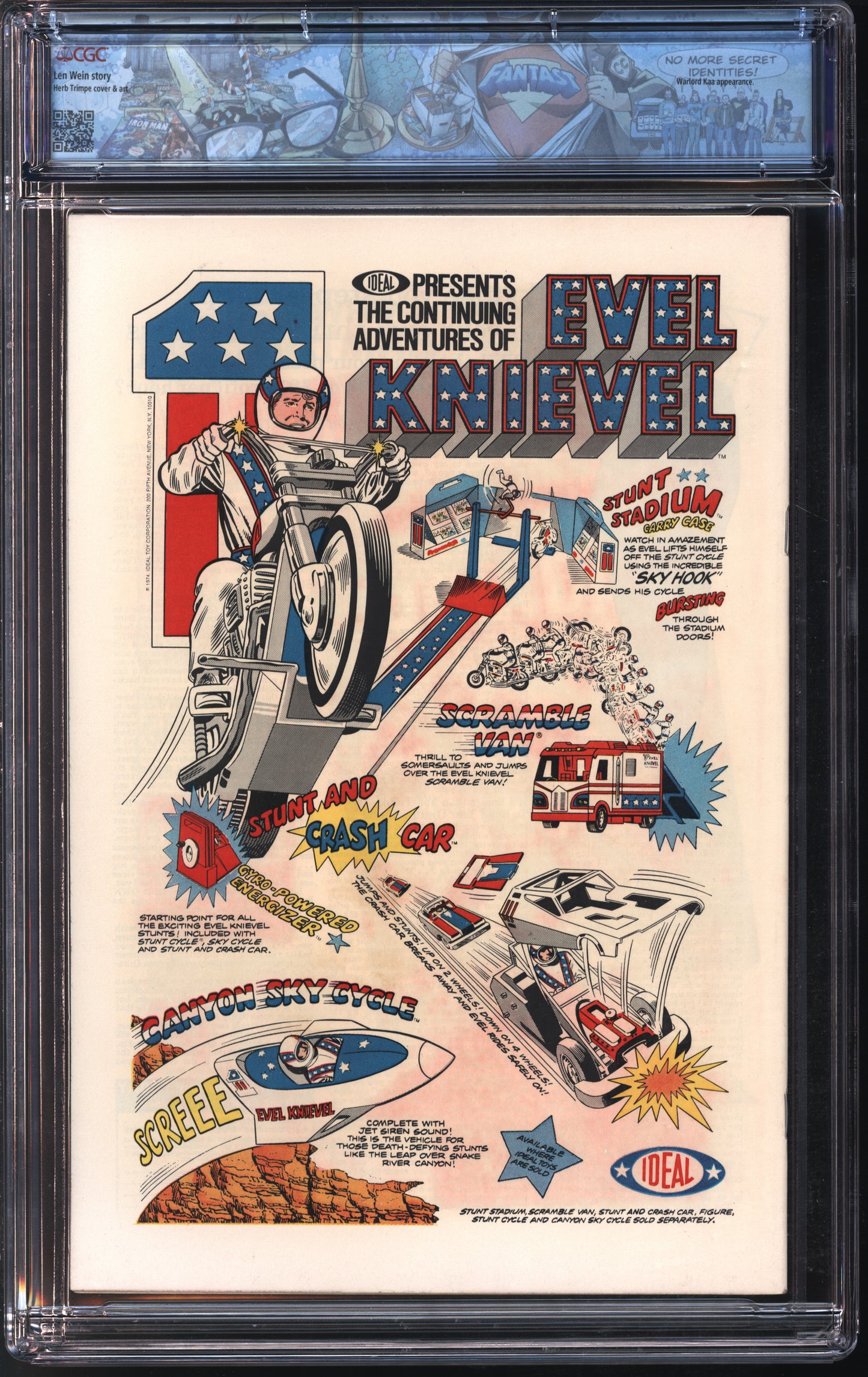 Marvel Incredible Hulk #184 2/75 FANTAST CGC 9.8 White Pages