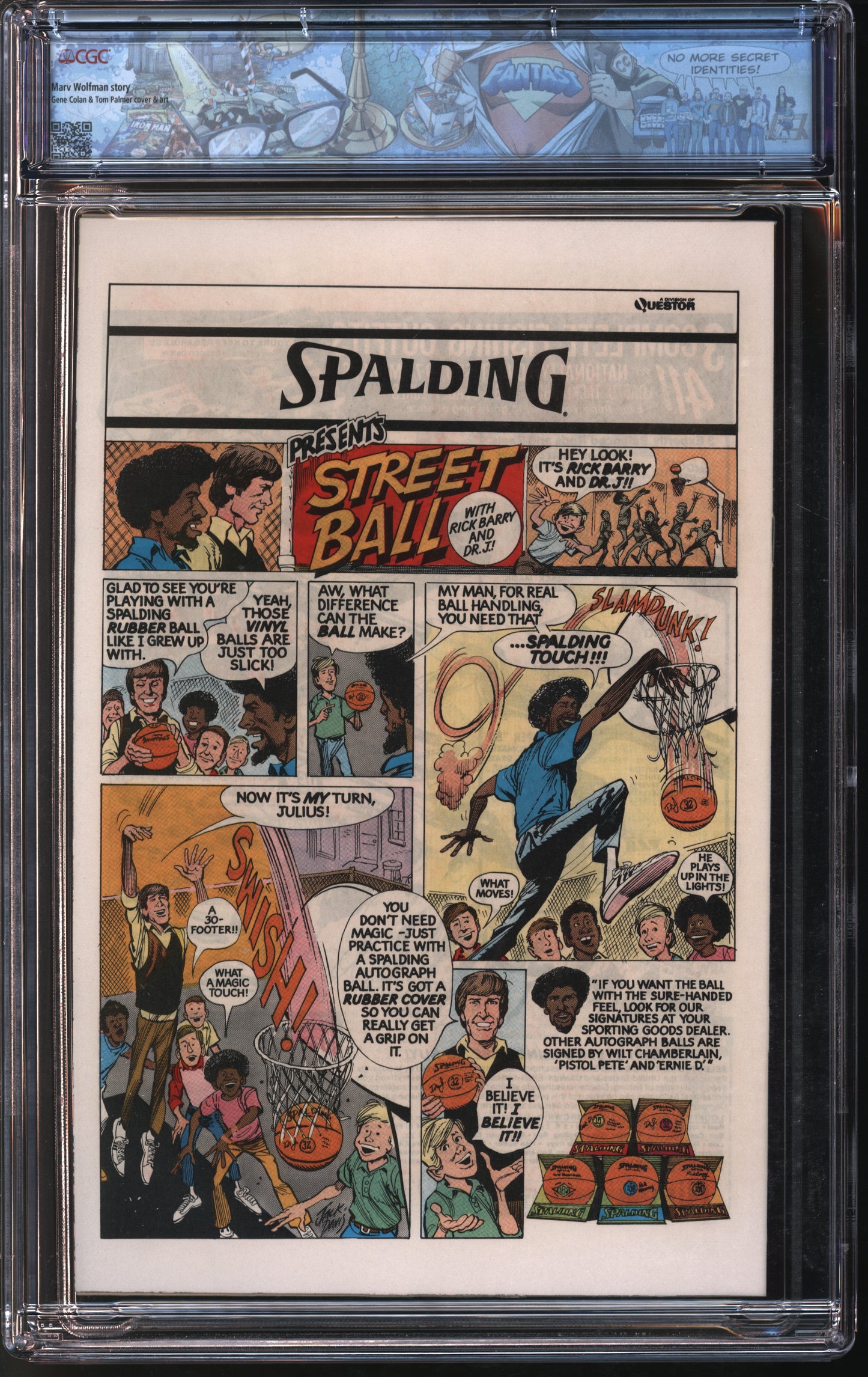 Marvel Comics Tomb of Dracula #59 8/77 FANTAST CGC 9.8 White Pages
