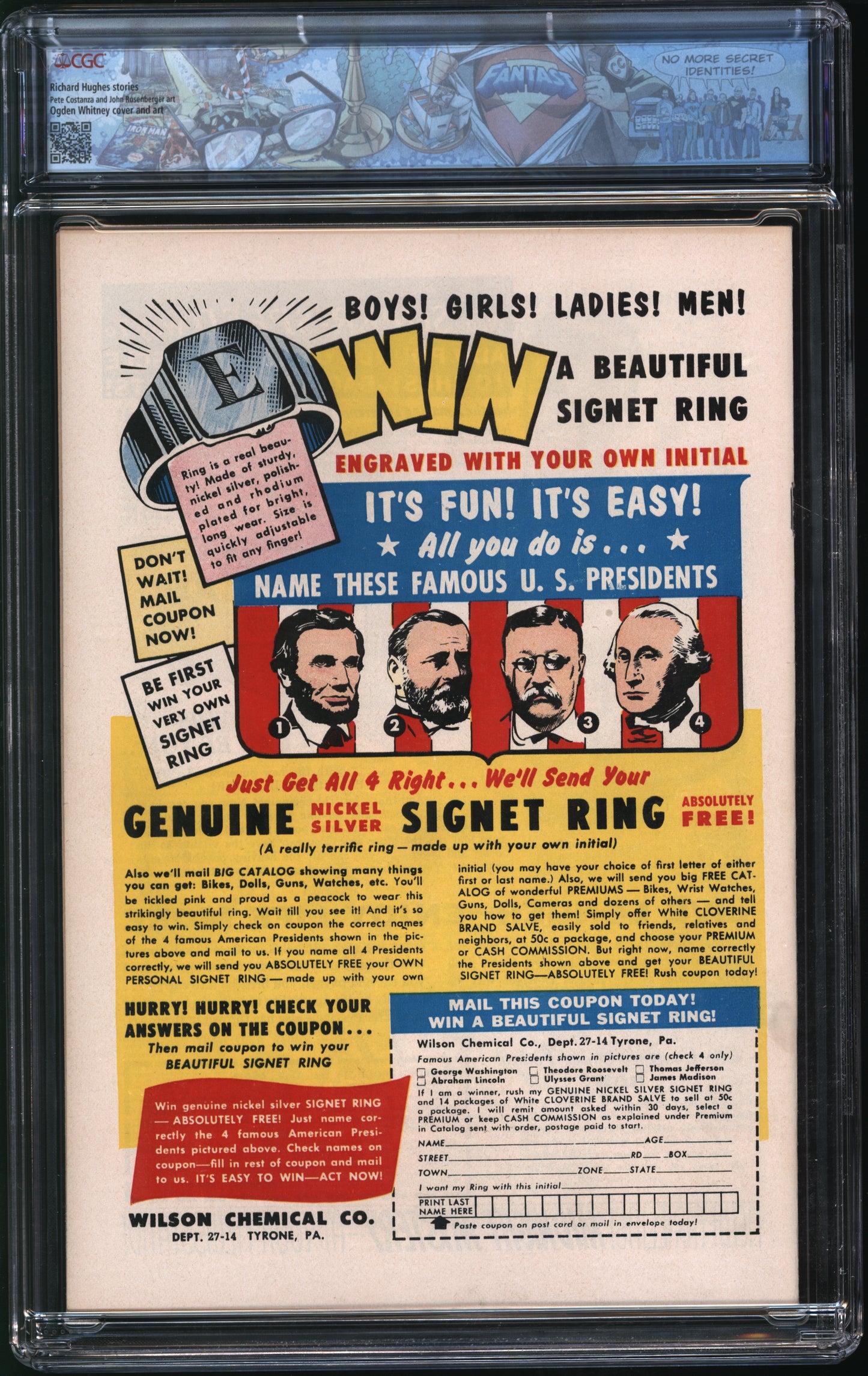 American Comics Group Unknown Worlds #5 2/61 FANTAST CGC 8.0 Off-White to White Pages