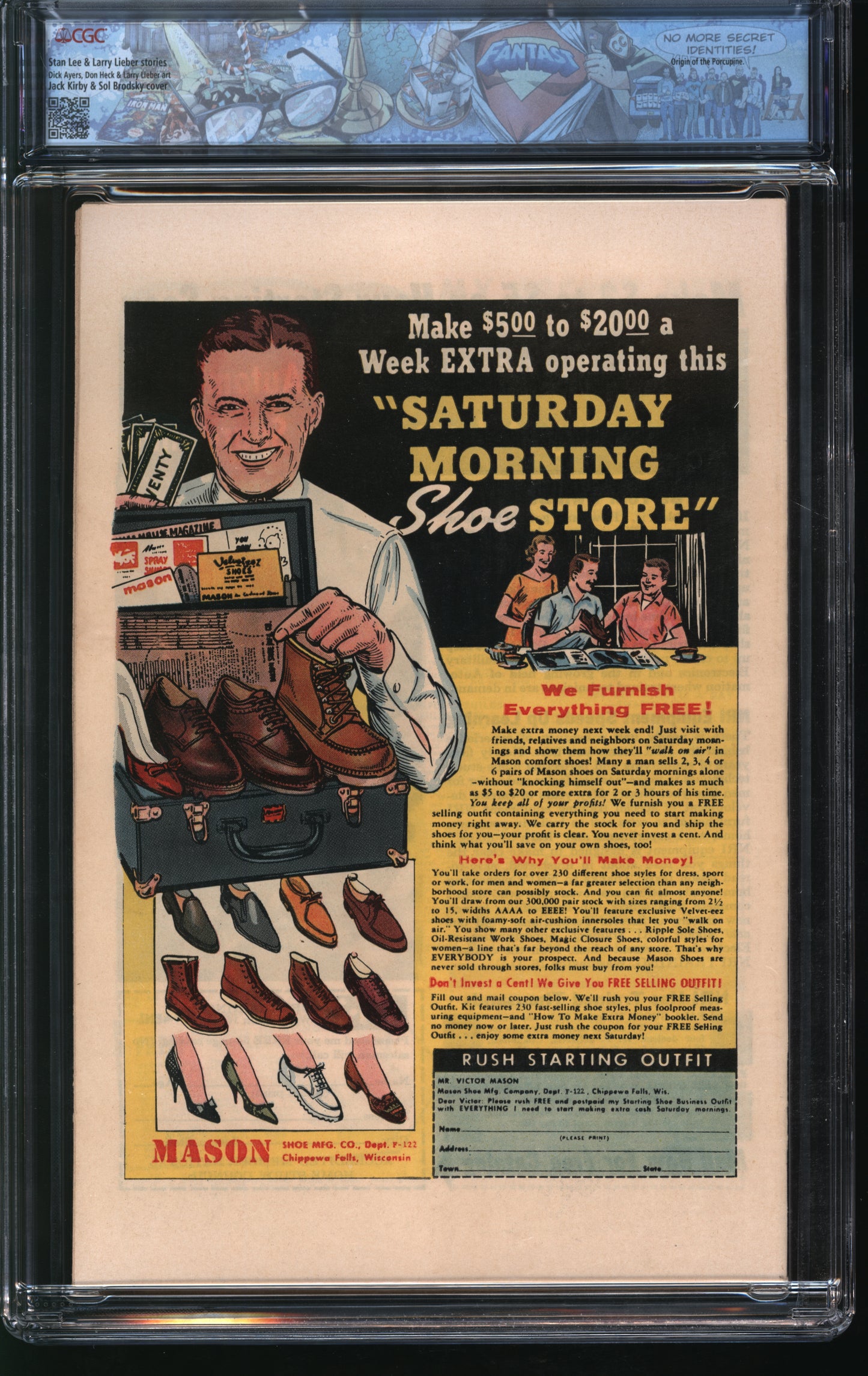 Marvel Comics Tales to Astonish #53 3/64 FANTAST CGC 7.5 White Pages