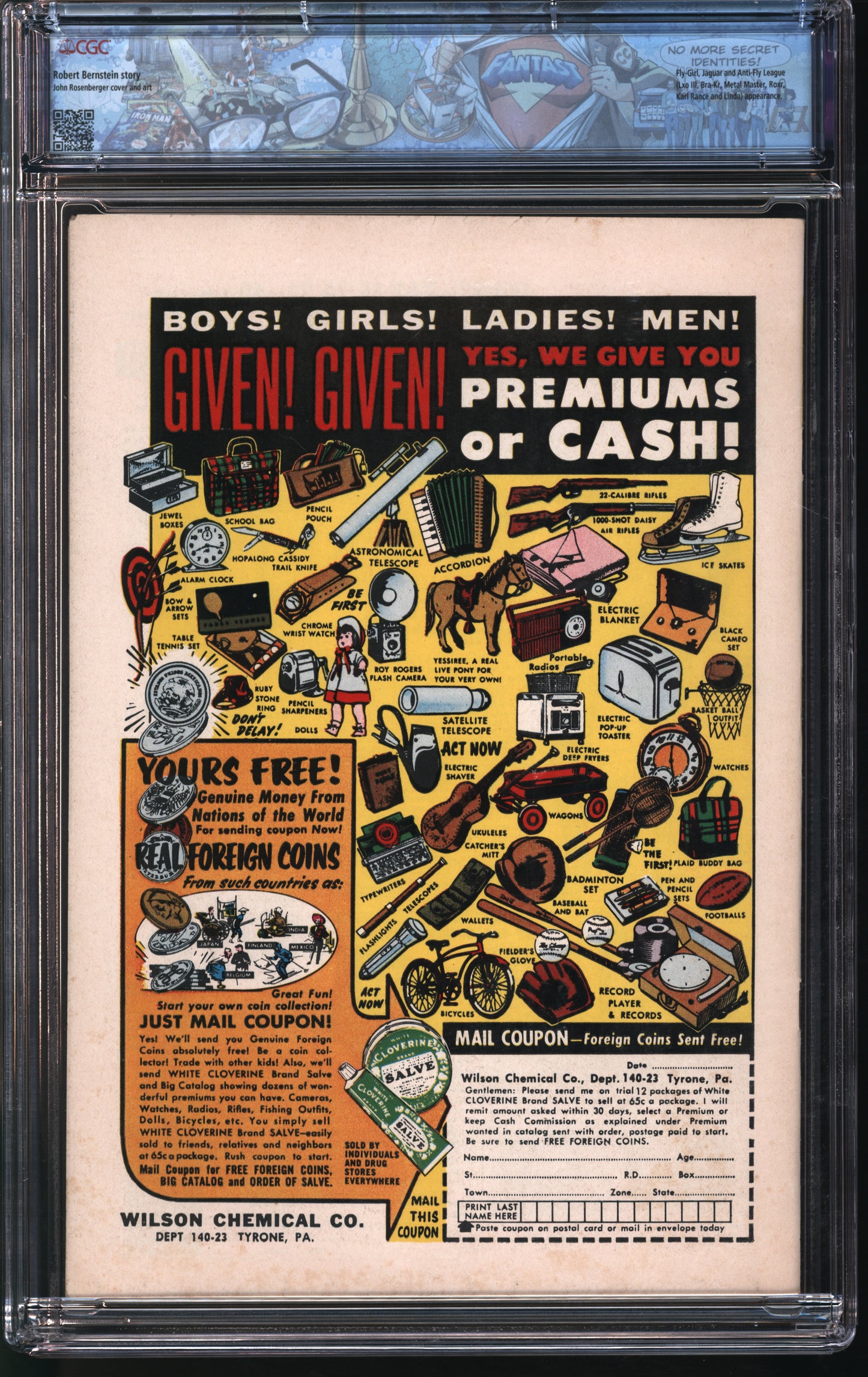 Archie Pub. Adventures of the Fly #23 11/62 FANTAST CGC 8.5 Off-White to White Pages