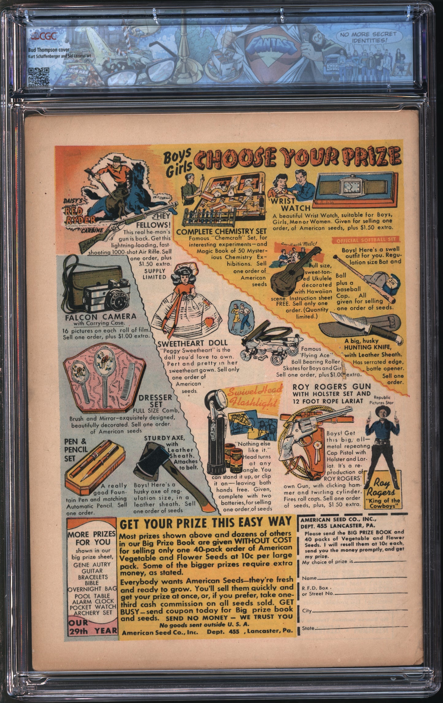 Fawcett Pub. Captain Marvel Jr. #47 3/47 FANTAST CGC 6.5 Cream to Off-White Pages