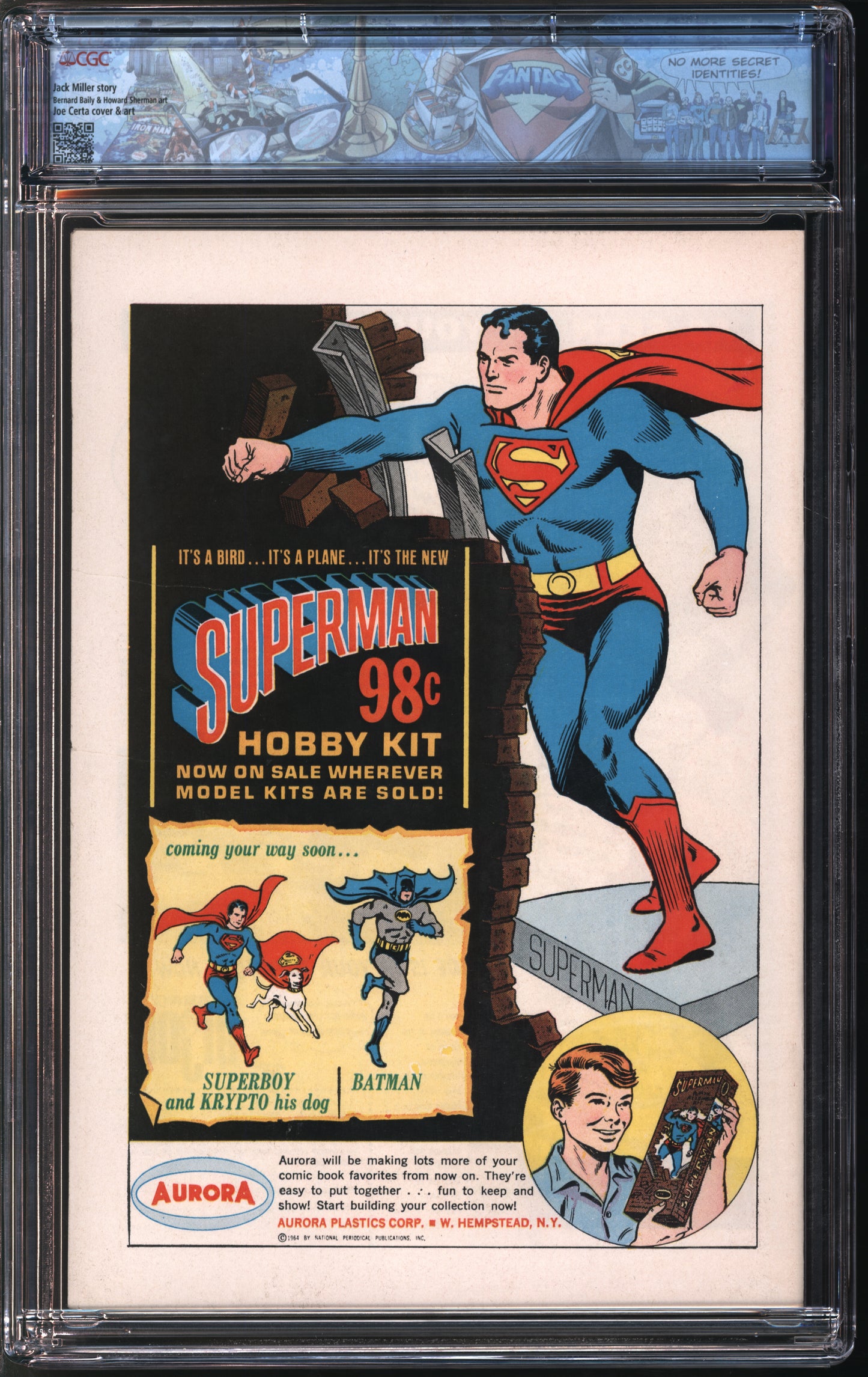 D.C. Comics House of Mystery #147 12/64 FANTAST CGC 9.0 White Pages