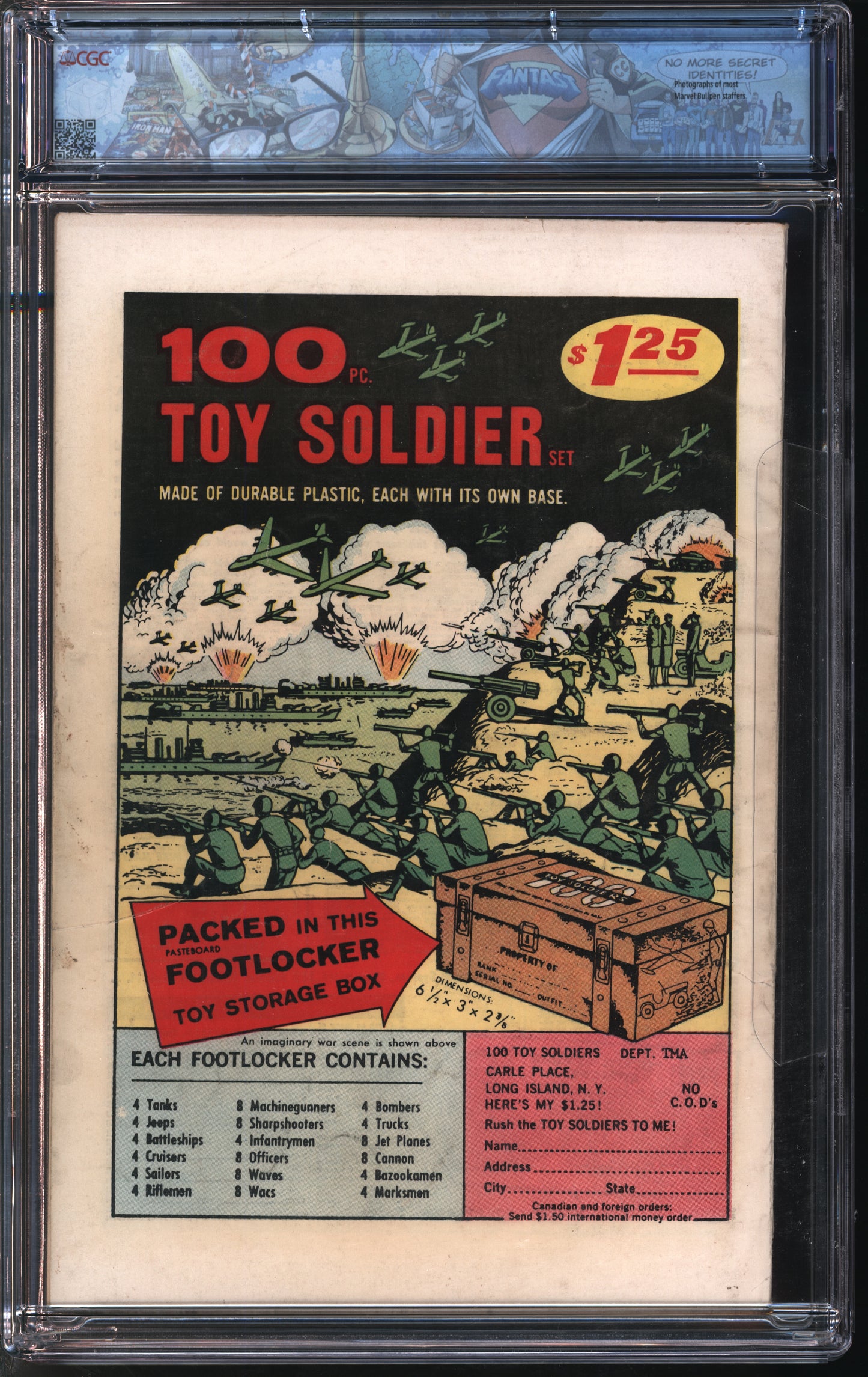 Marvel Comics Marvel Tales #1 1964 FANTAST CGC 5.5 White Pages
