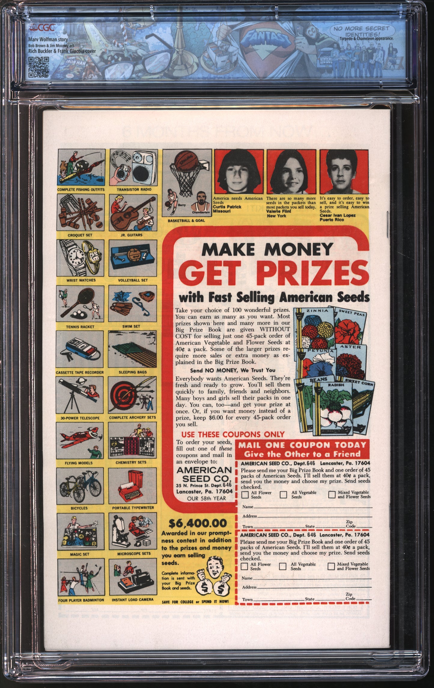 Marvel Comics Daredevil #134 6/76 FANTAST CGC 9.8 White Pages