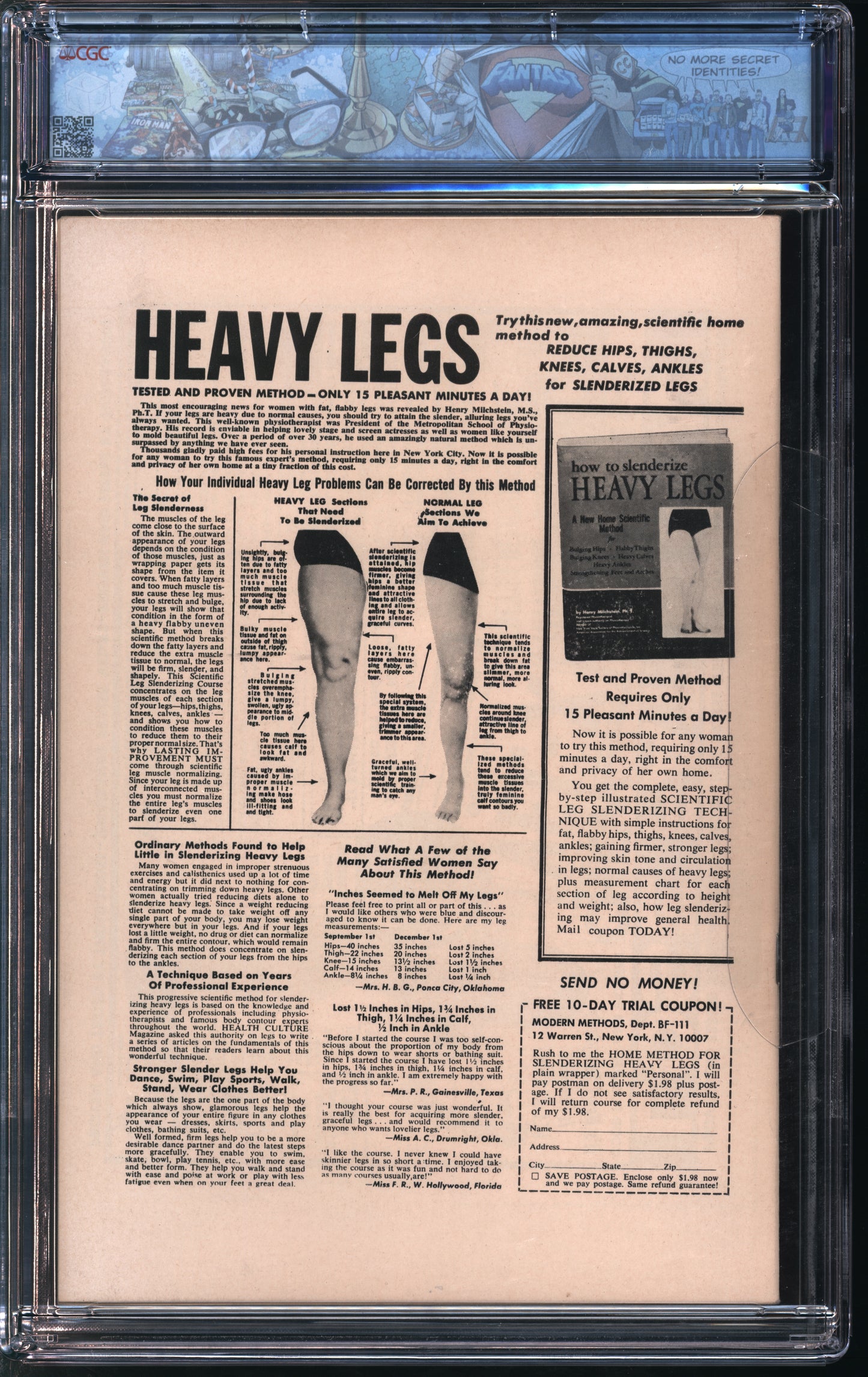 Charlton Comics Career Girl Romances #56 4/70 FANTAST CGC 9.6 Off-White to White Pages