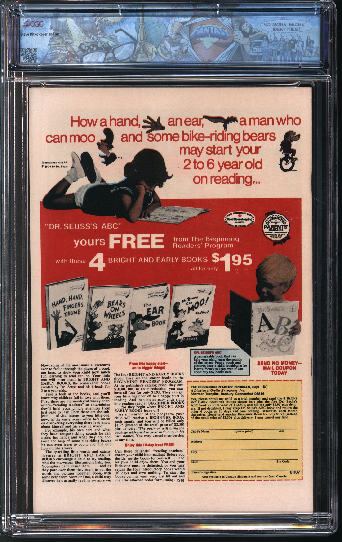 Charlton Comics Ghost Manor #11 4/73 FANTAST CGC 9.6 White Pages