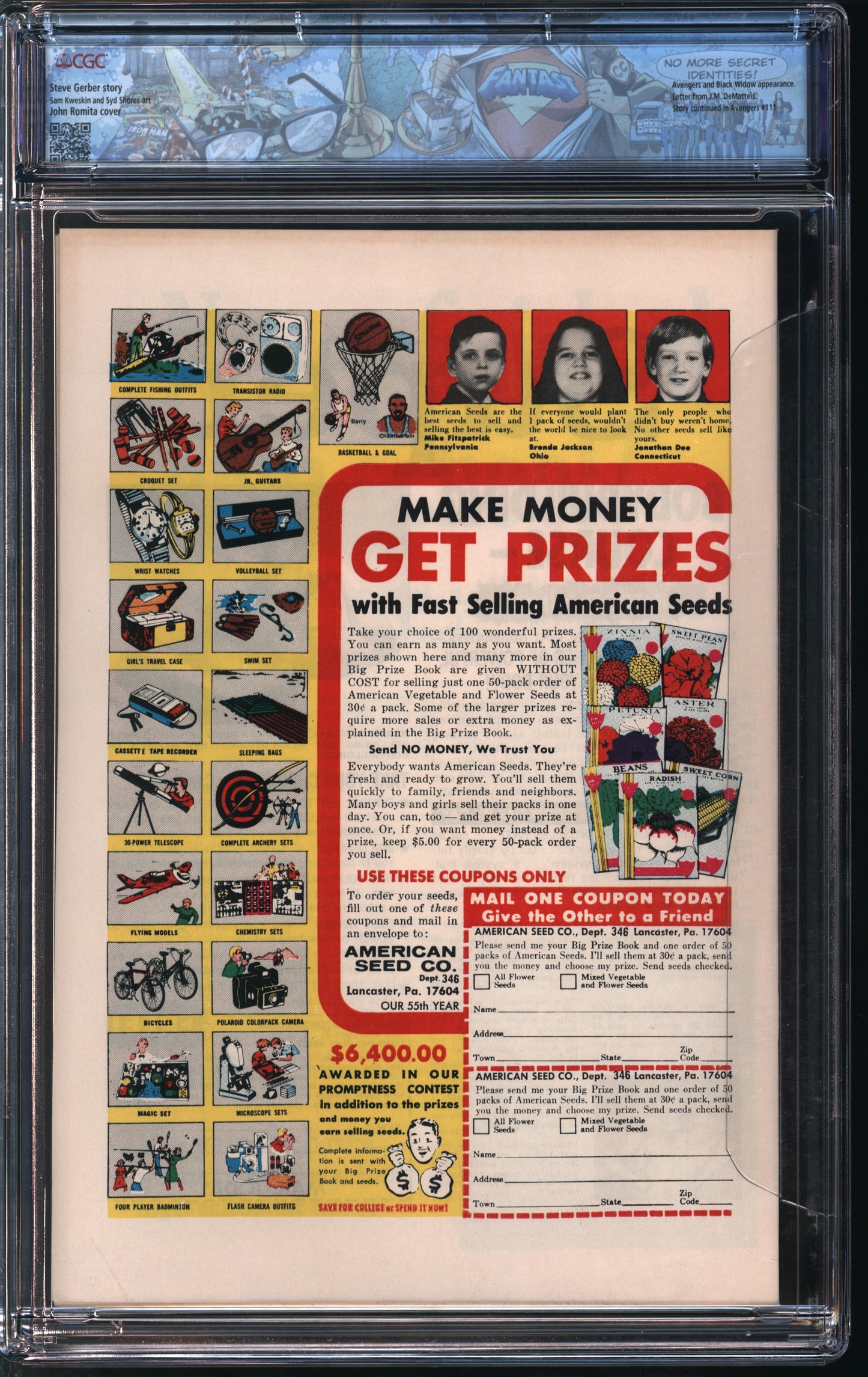 Marvel Comics Daredevil #99 5/73 FANTAST CGC 9.6 White Pages