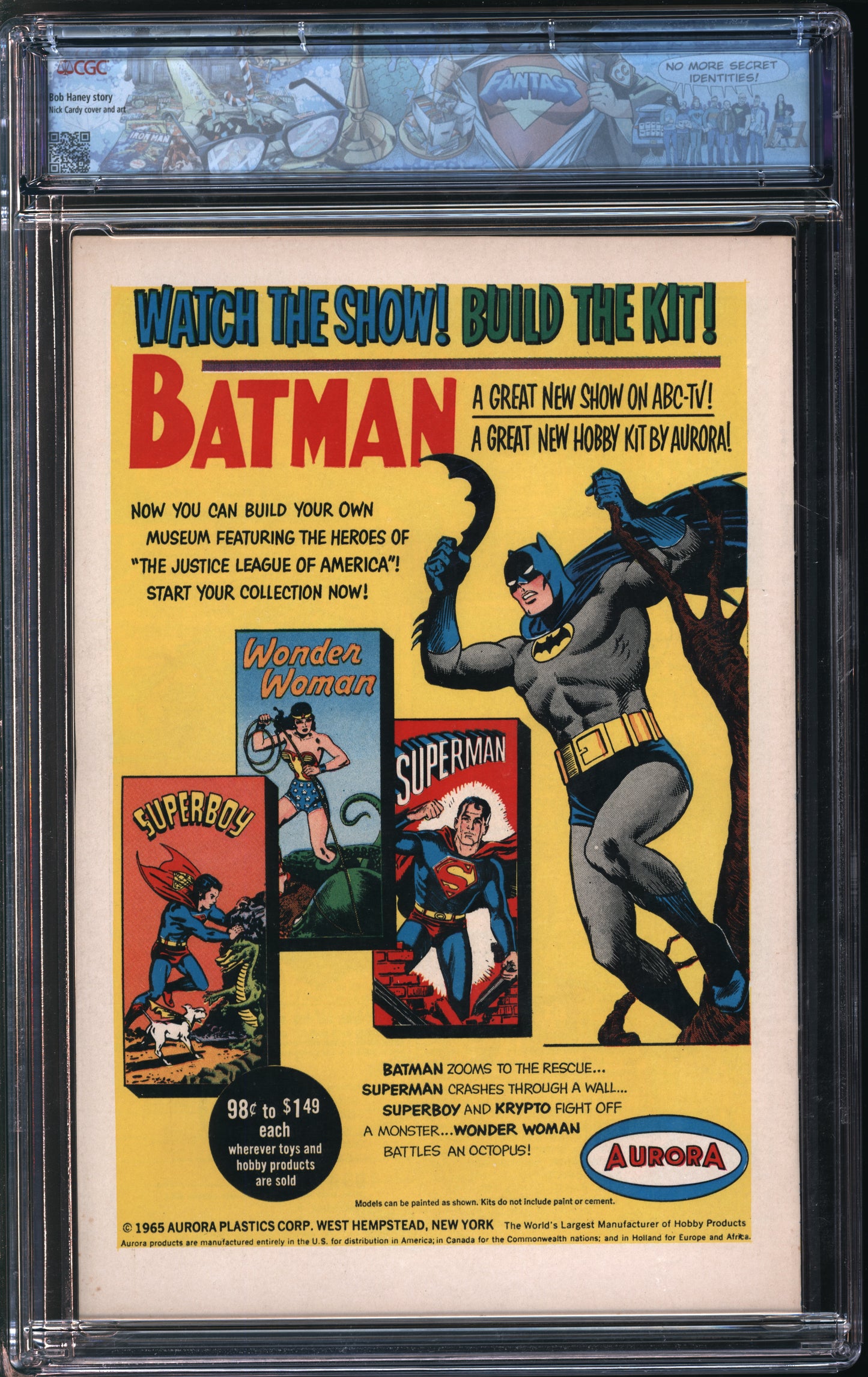 D.C. Comics Teen Titans #3 5-6/66 FANTAST CGC 9.4 Off-White to White Pages
