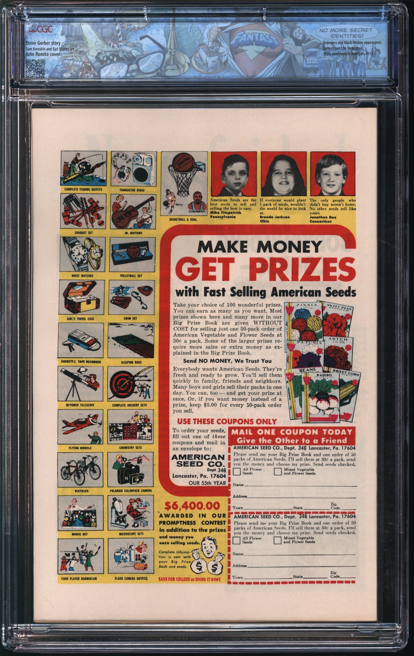 Marvel Comics Daredevil #99 5/73 FANTAST CGC 9.4 White Pages