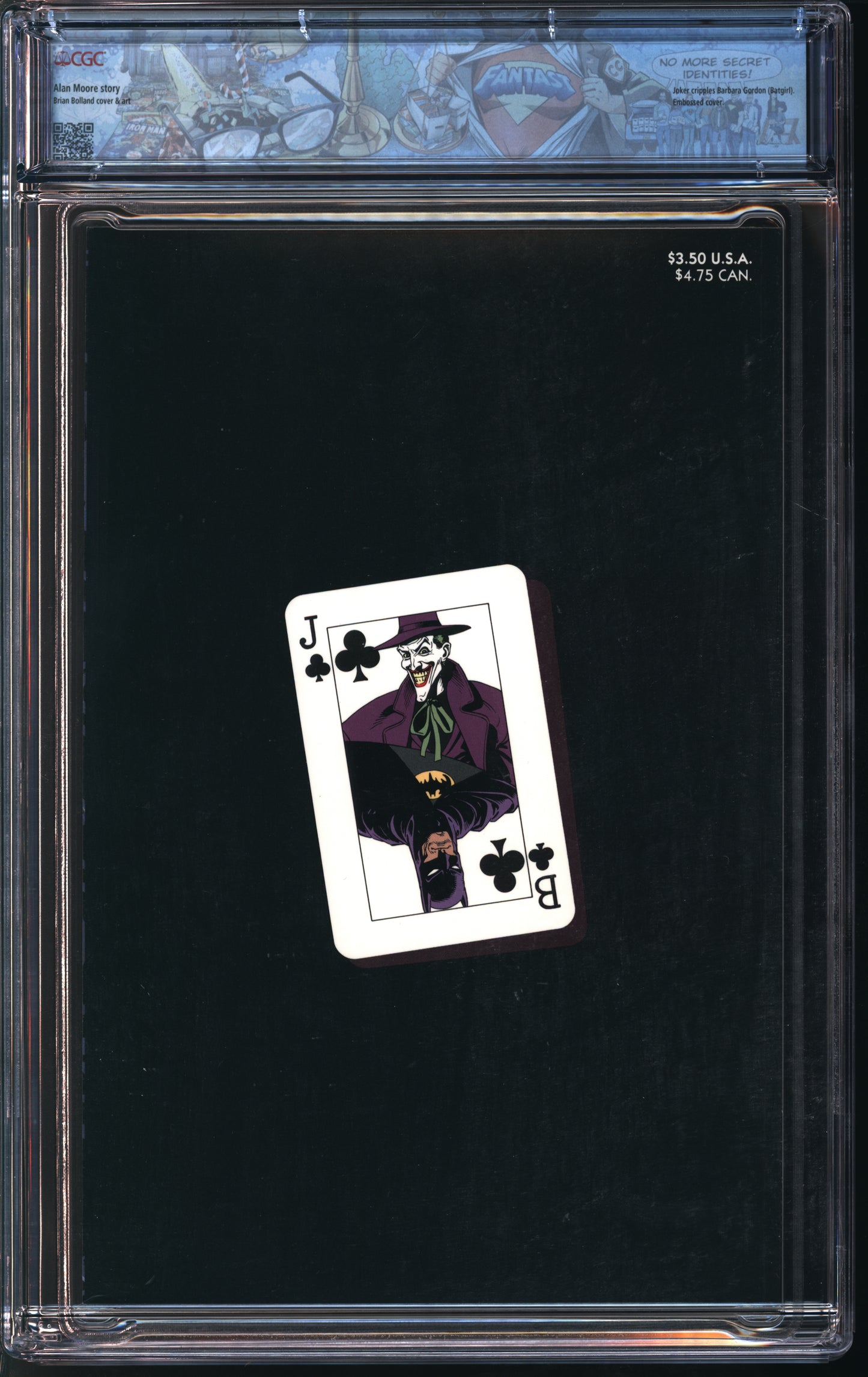 D.C. Comics Batman: The Killing Joke #nn 1988 FANTAST CGC 9.8 White Pages