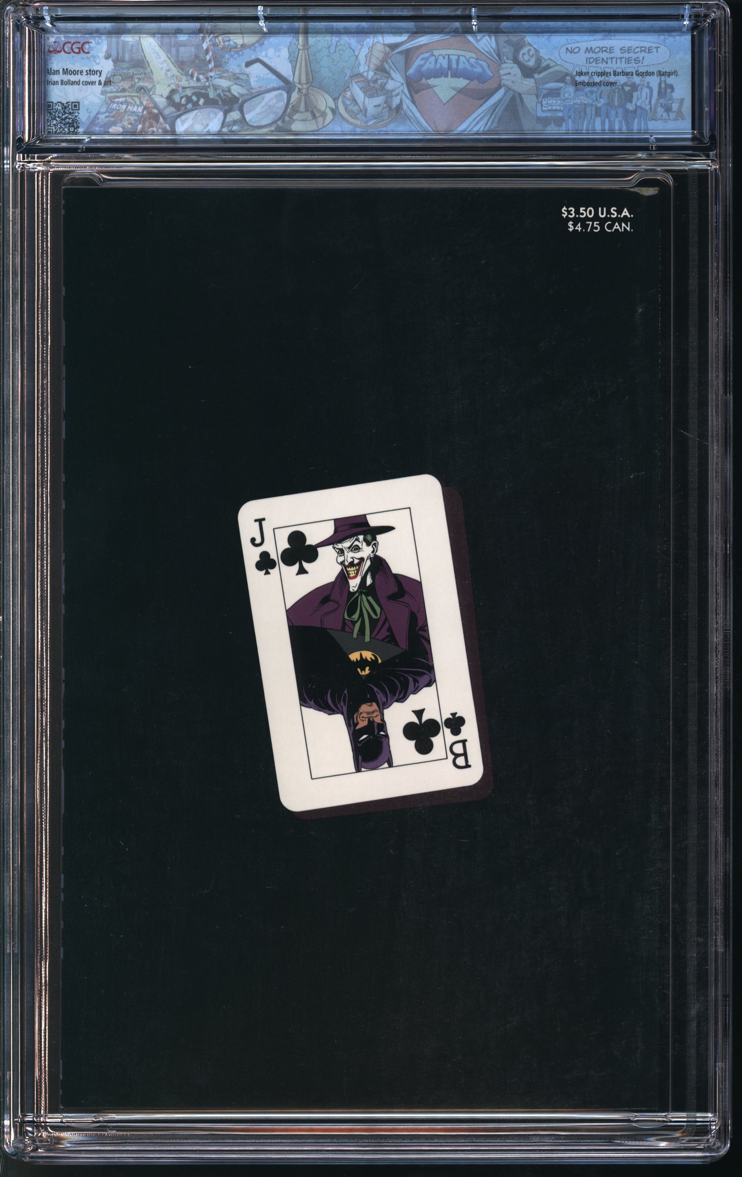 D.C. Comics Batman: The Killing Joke #nn 1988 FANTAST CGC 9.8 White Pages