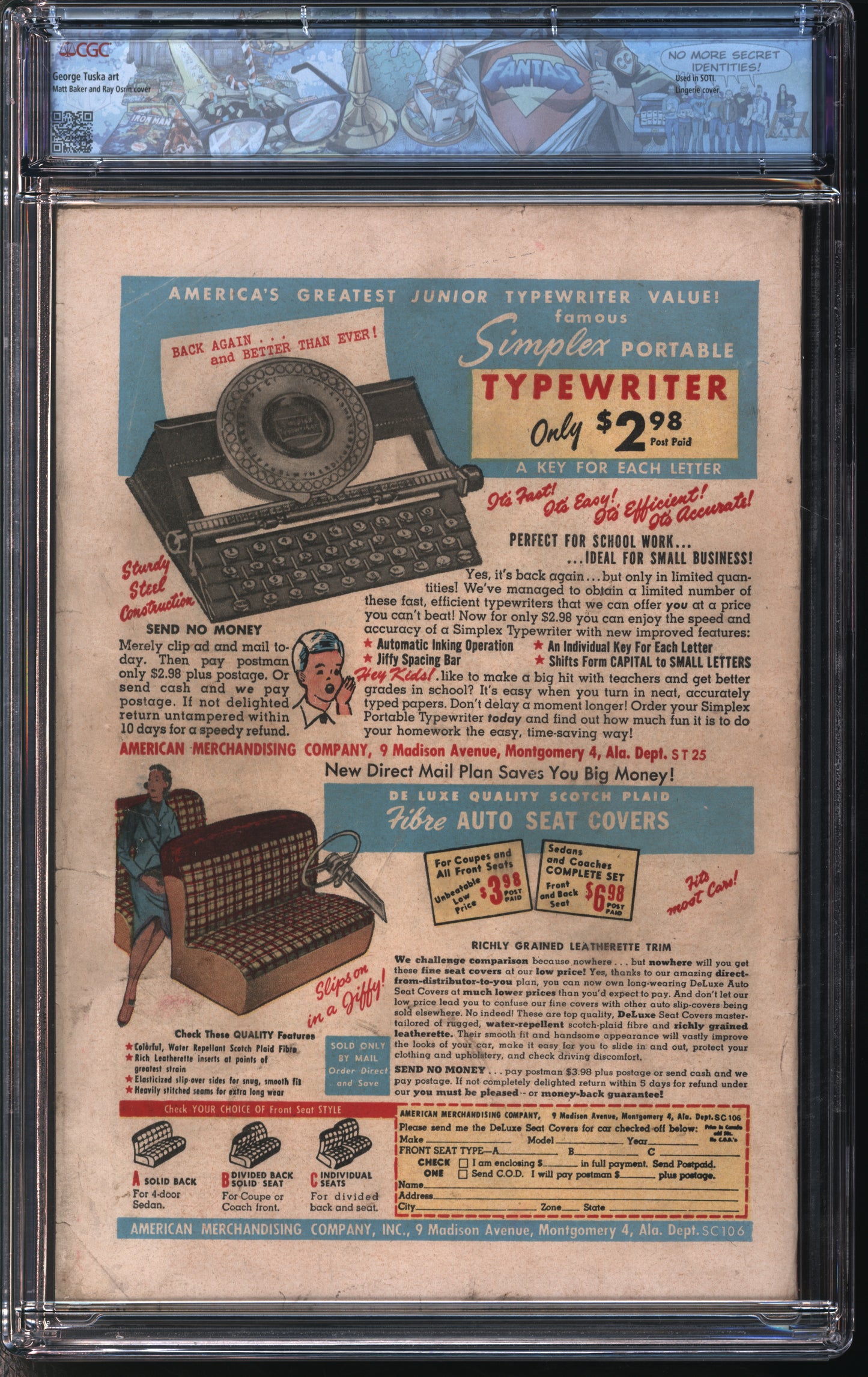 St. John Pub. Crime Reporter #2 10/48 FANTAST CGC 4.0 Off-White to White Pages