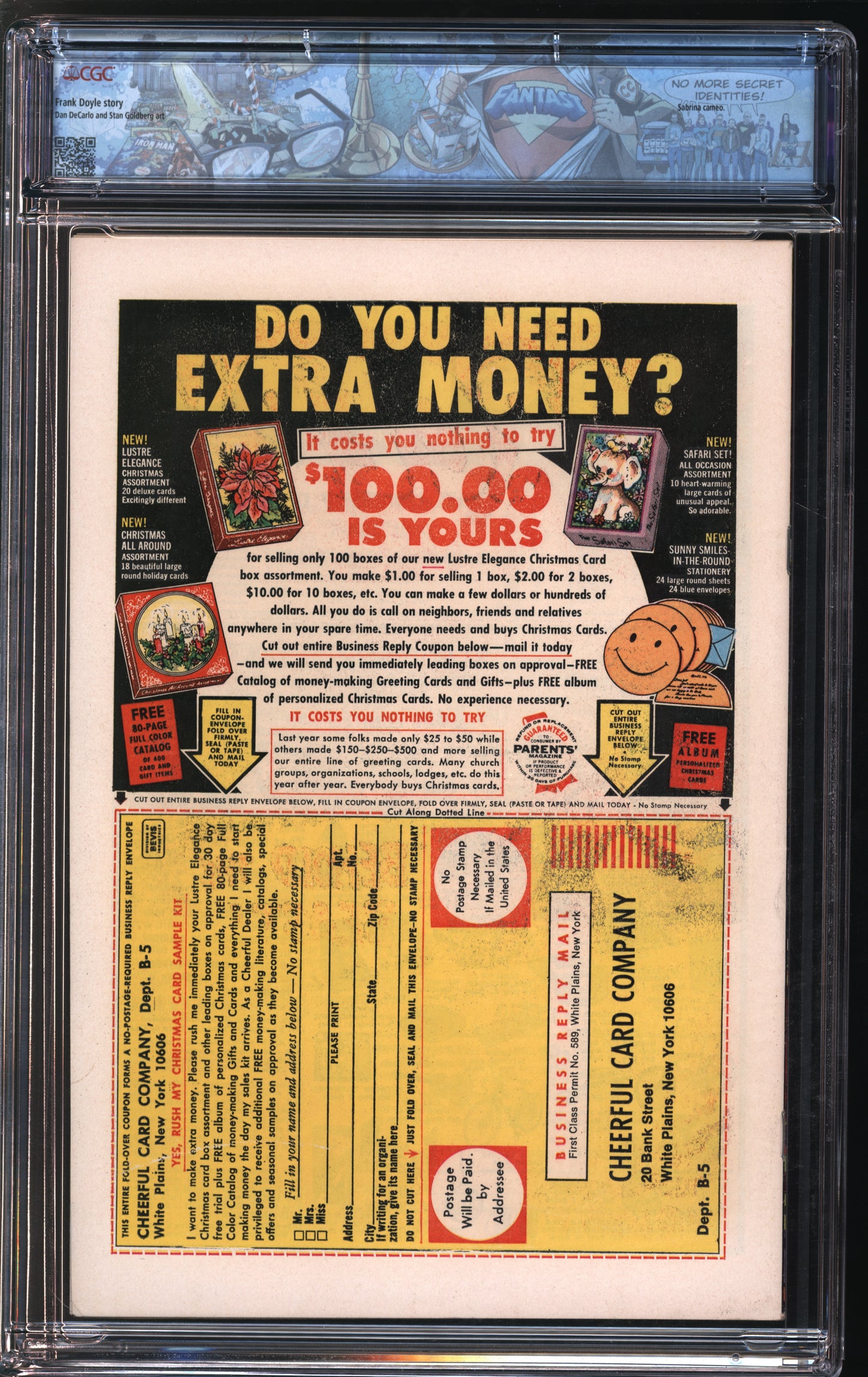 Archie Pub. Chilling Adventures in Sorcery #1 9/72 FANTAST CGC 7.0 White Pages