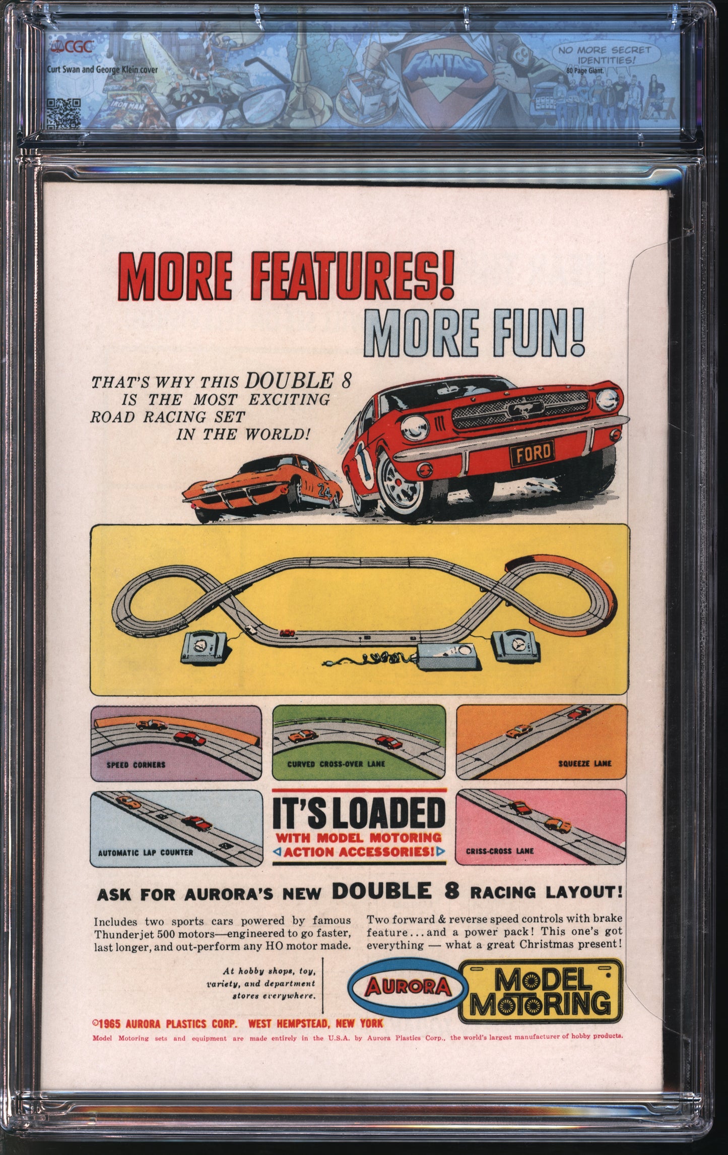 D.C. Comics Superman #183 1/66 FANTAST CGC 9.6 White Pages