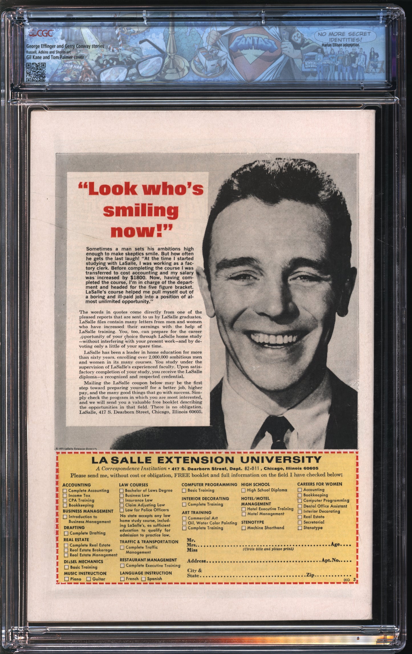 Marvel Comics Chamber of Chills #1 11/72 FANTAST CGC 9.4 Off-White Pages