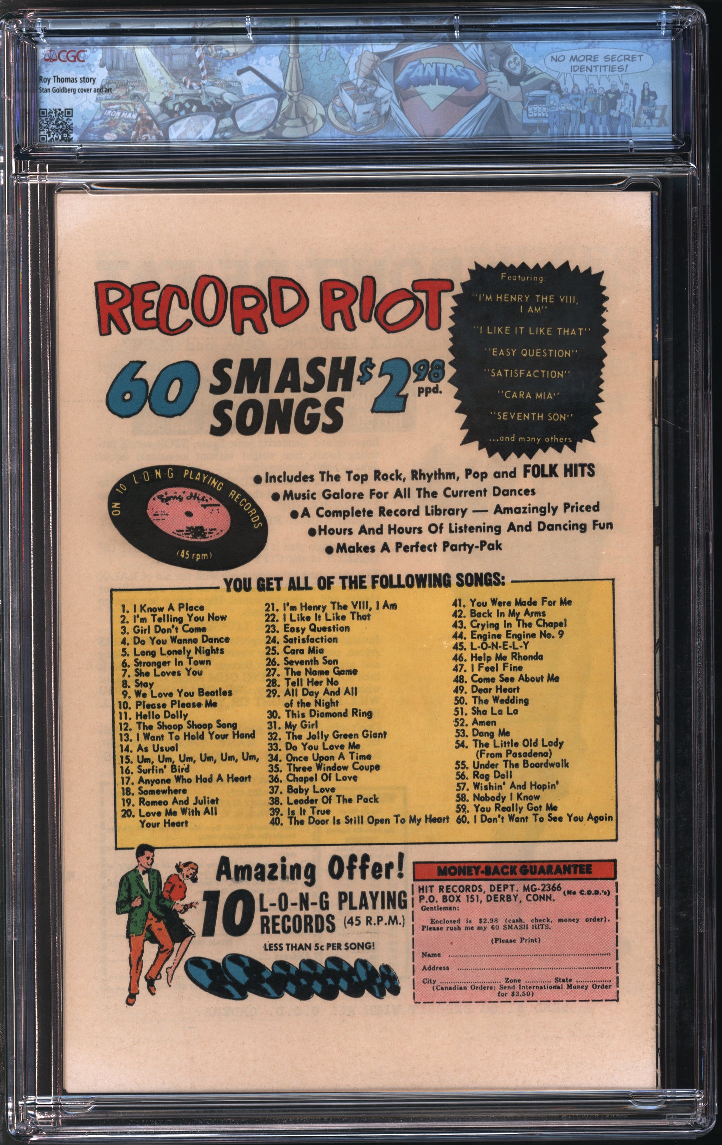 Marvel Comics Millie the Model 4/66 FANTAST CGC 9.2 White Pages