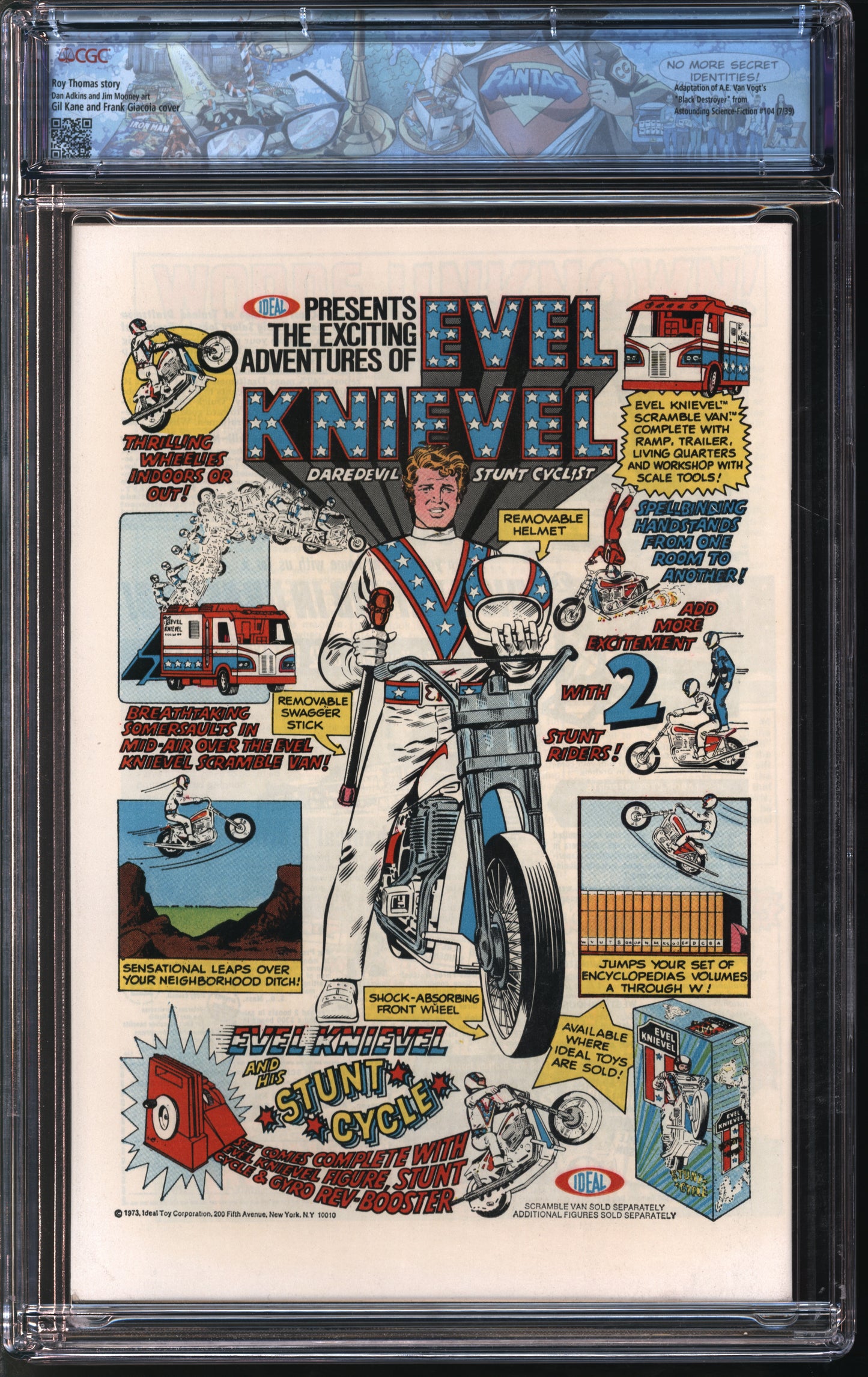 Marvel Comics World's Unknown #5 2/74 FANTAST CGC 9.4 White Pages