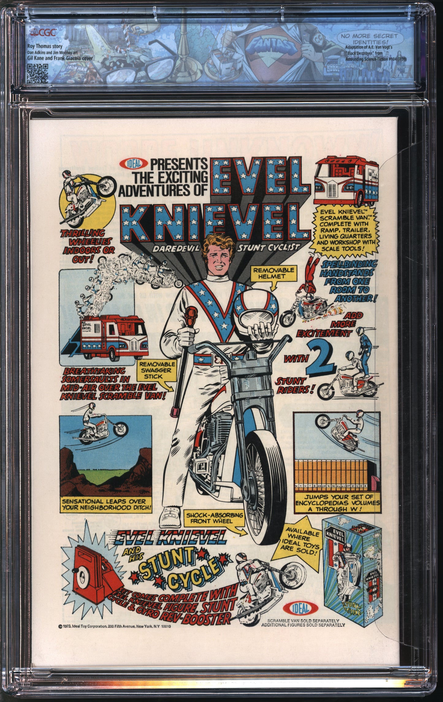 Marvel Comics World's Unknown #5 2/74 FANTAST CGC 9.6 White Pages