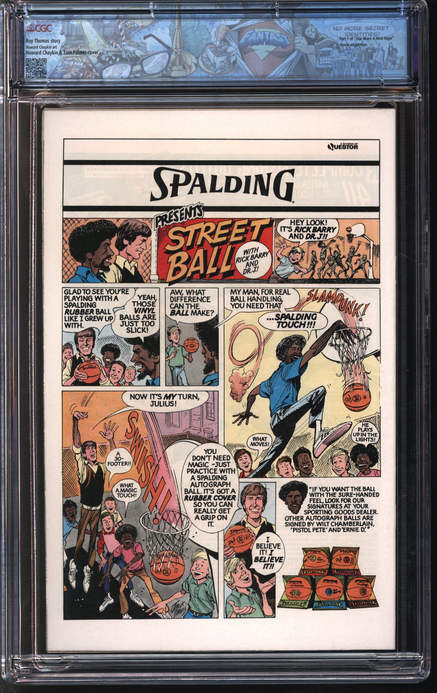 Marvel Comics Star Wars #1 7/77 FANTAST CGC 8.5 White Pages