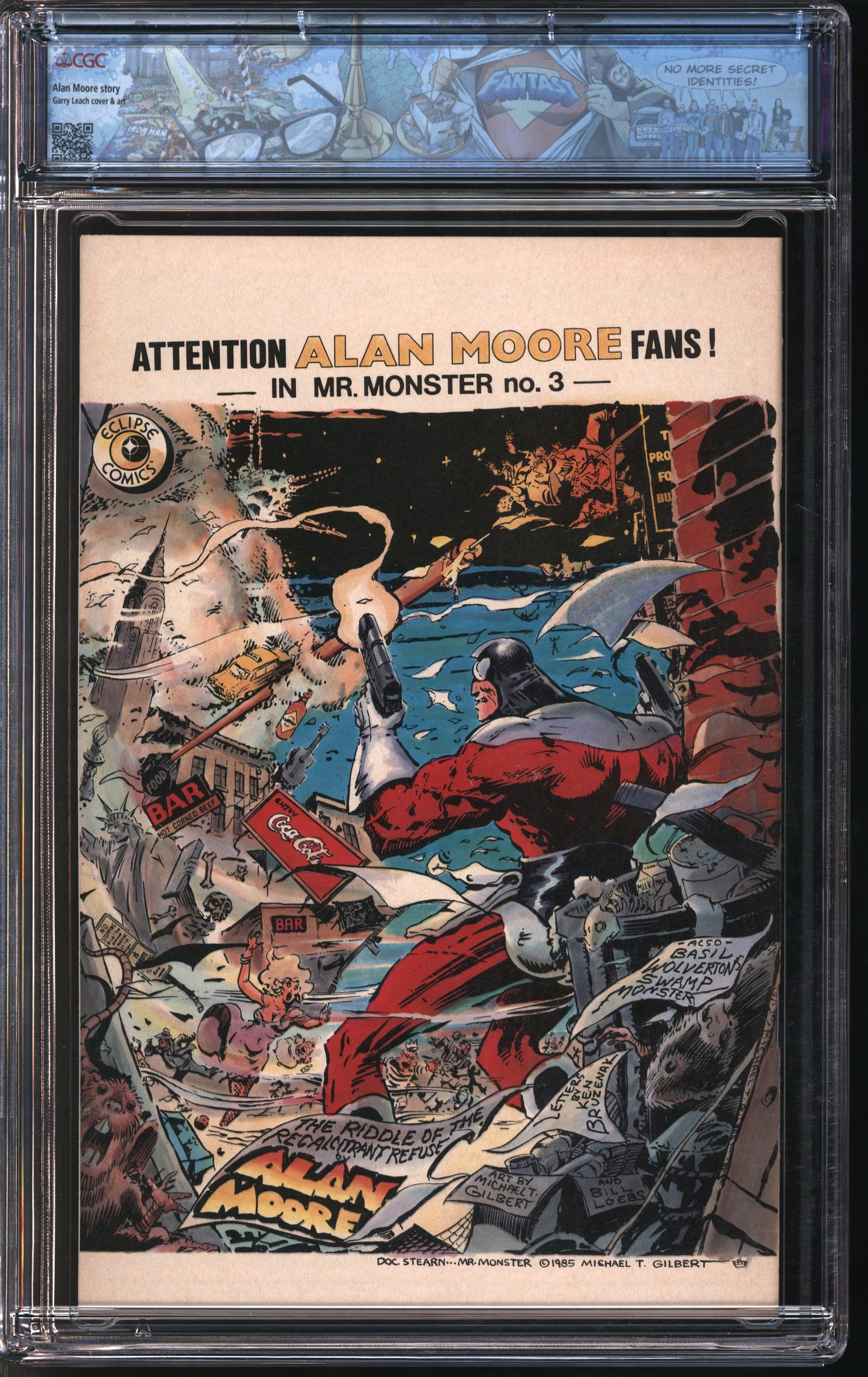 Eclipse Miracleman #2 10/85 FANTAST CGC 9.6 Off-White to White Pages