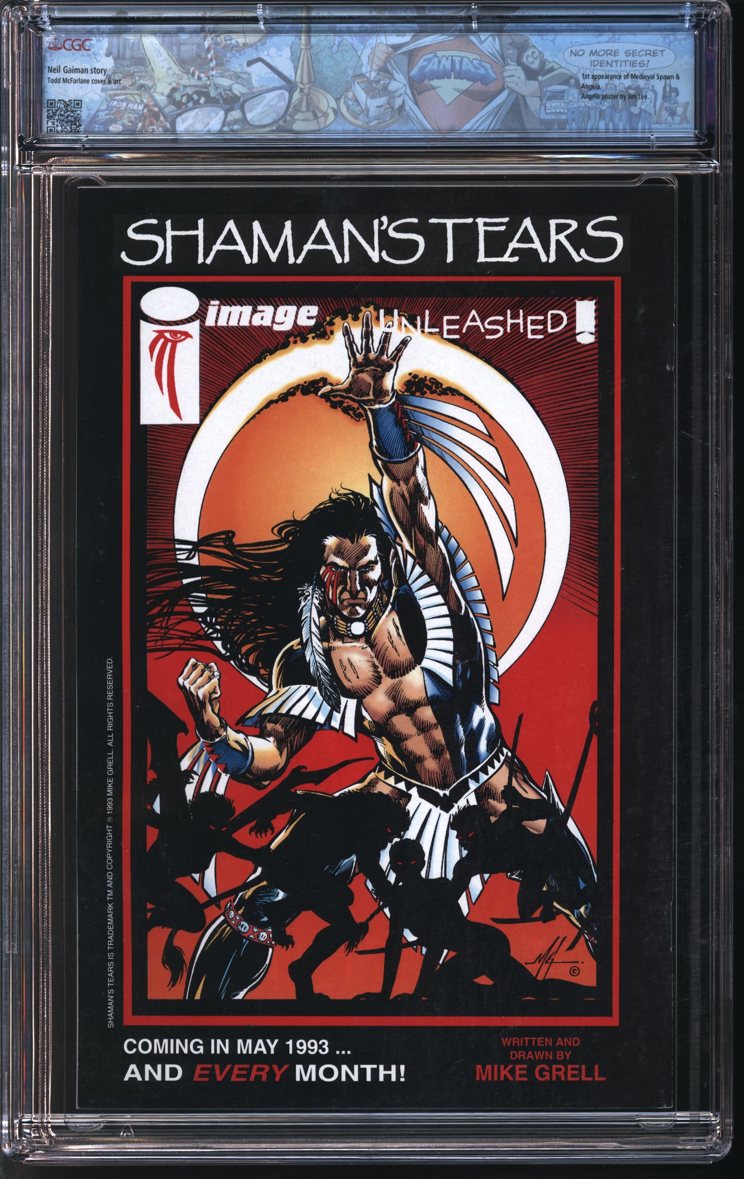 Image Comics Spawn #9 3/93 FANTAST CGC 9.6 White Pages