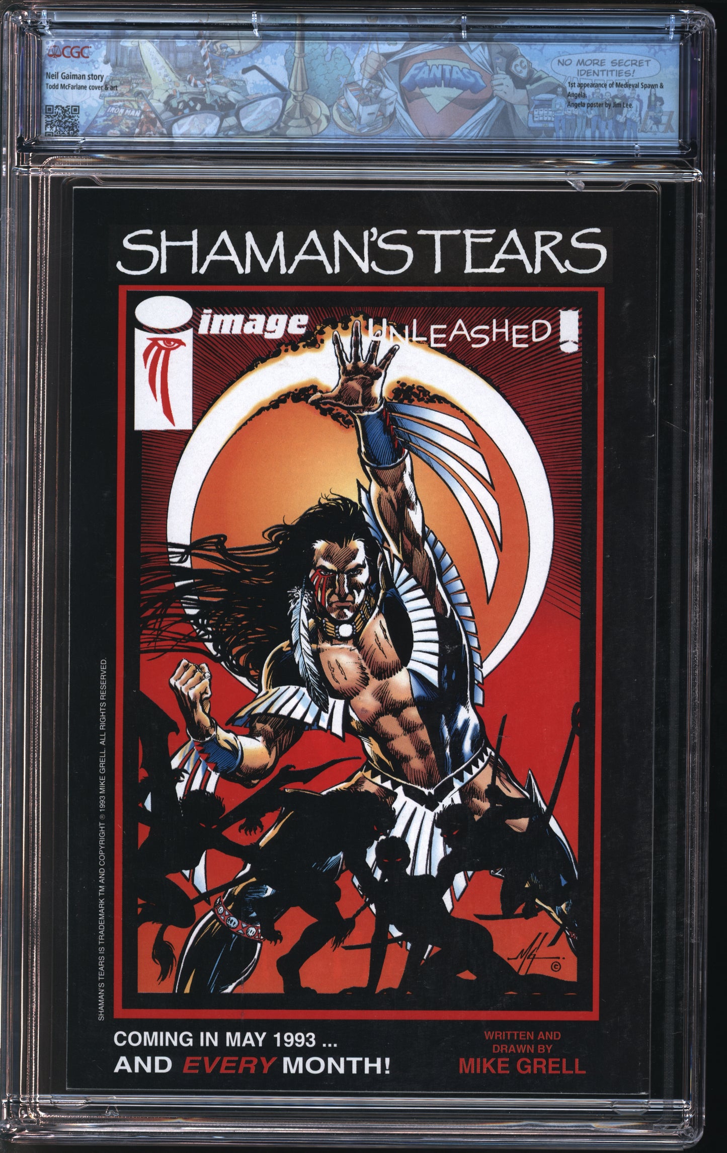 Image Comics Spawn #9 3/93 FANTAST CGC 9.4 White Pages