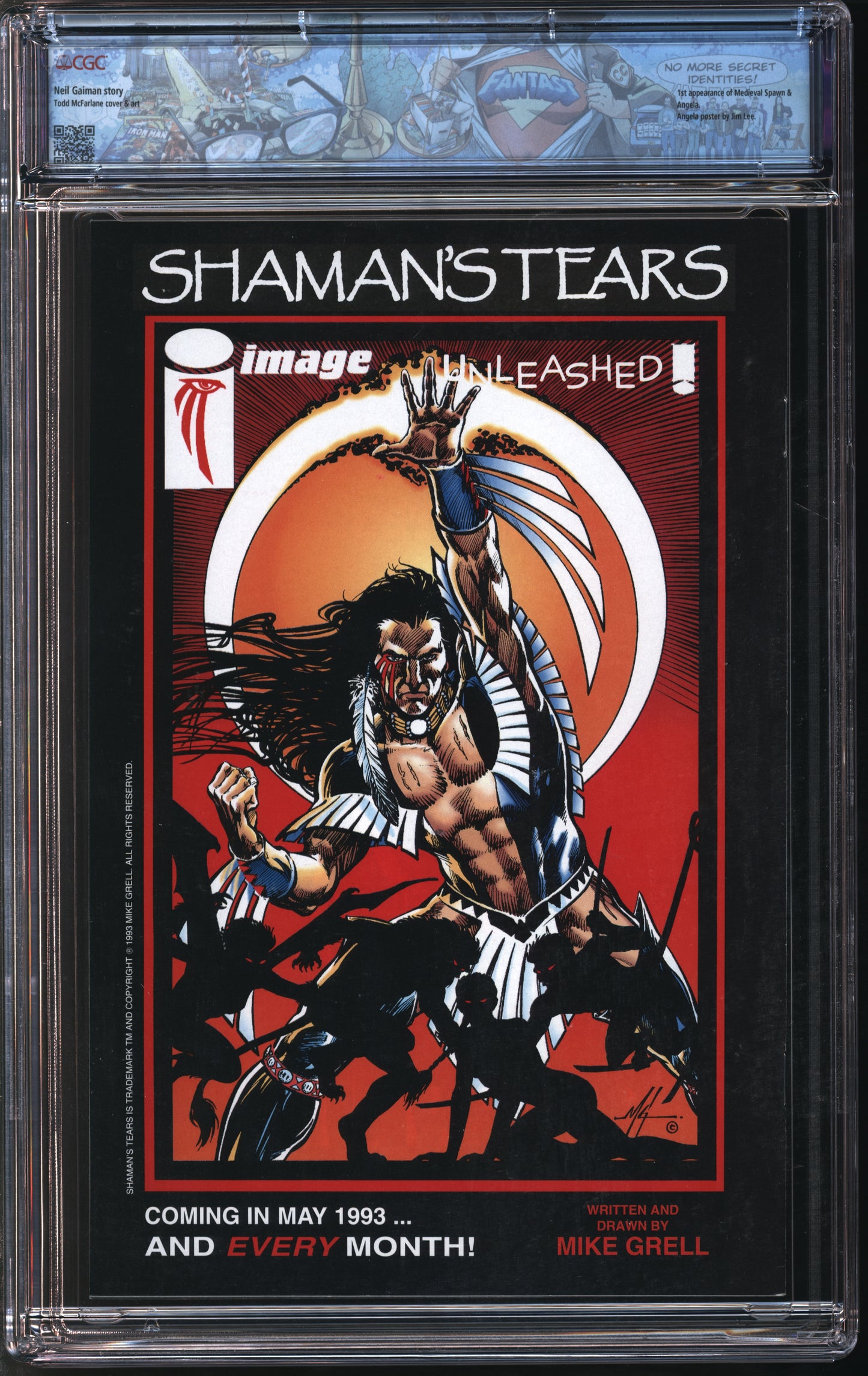 Image Comics Spawn #9 3/93 FANTAST CGC 9.8 White Pages