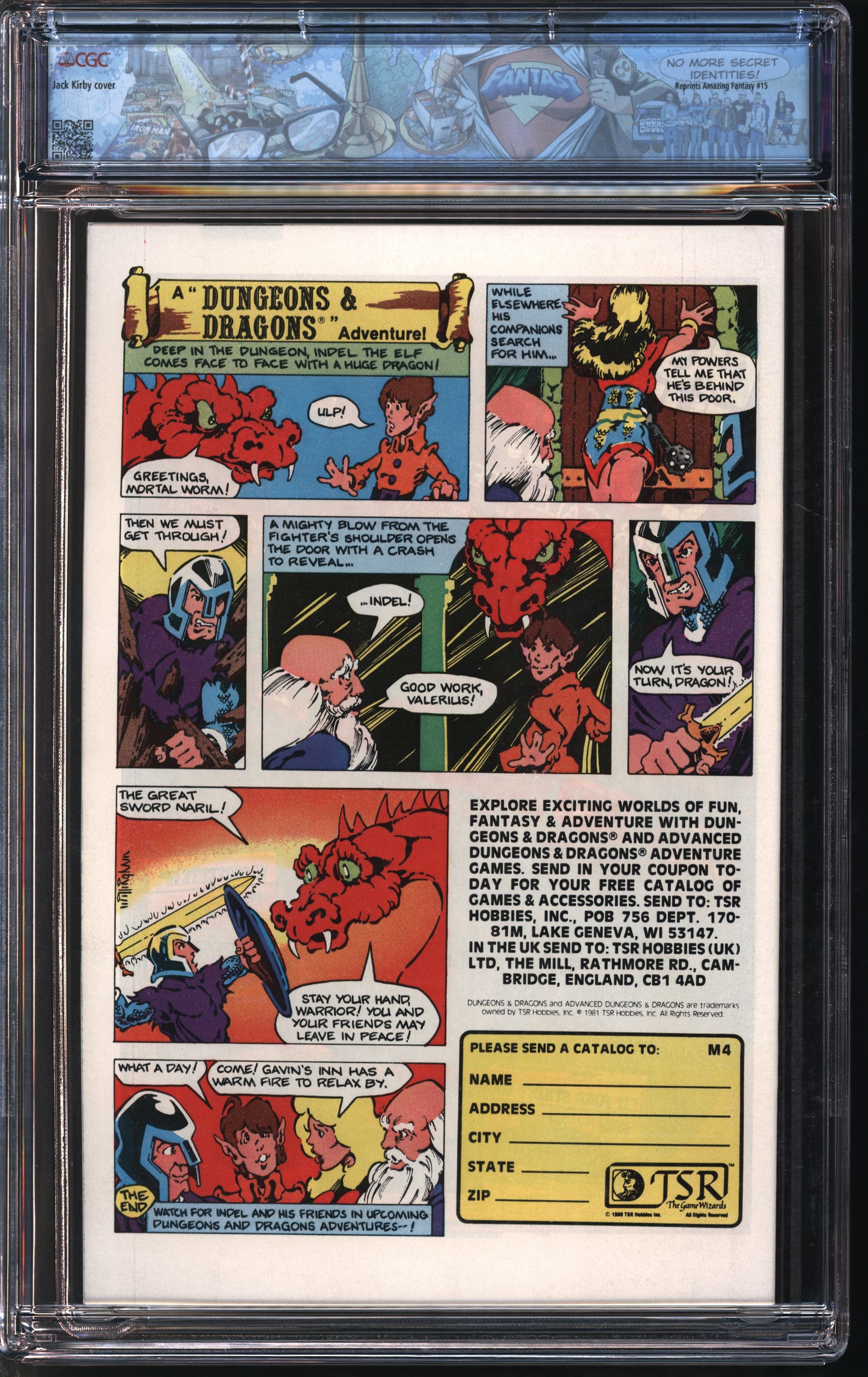 Marvel Comics Marvel Tales #137 3/82 FANTAST CGC 9.4 White Pages