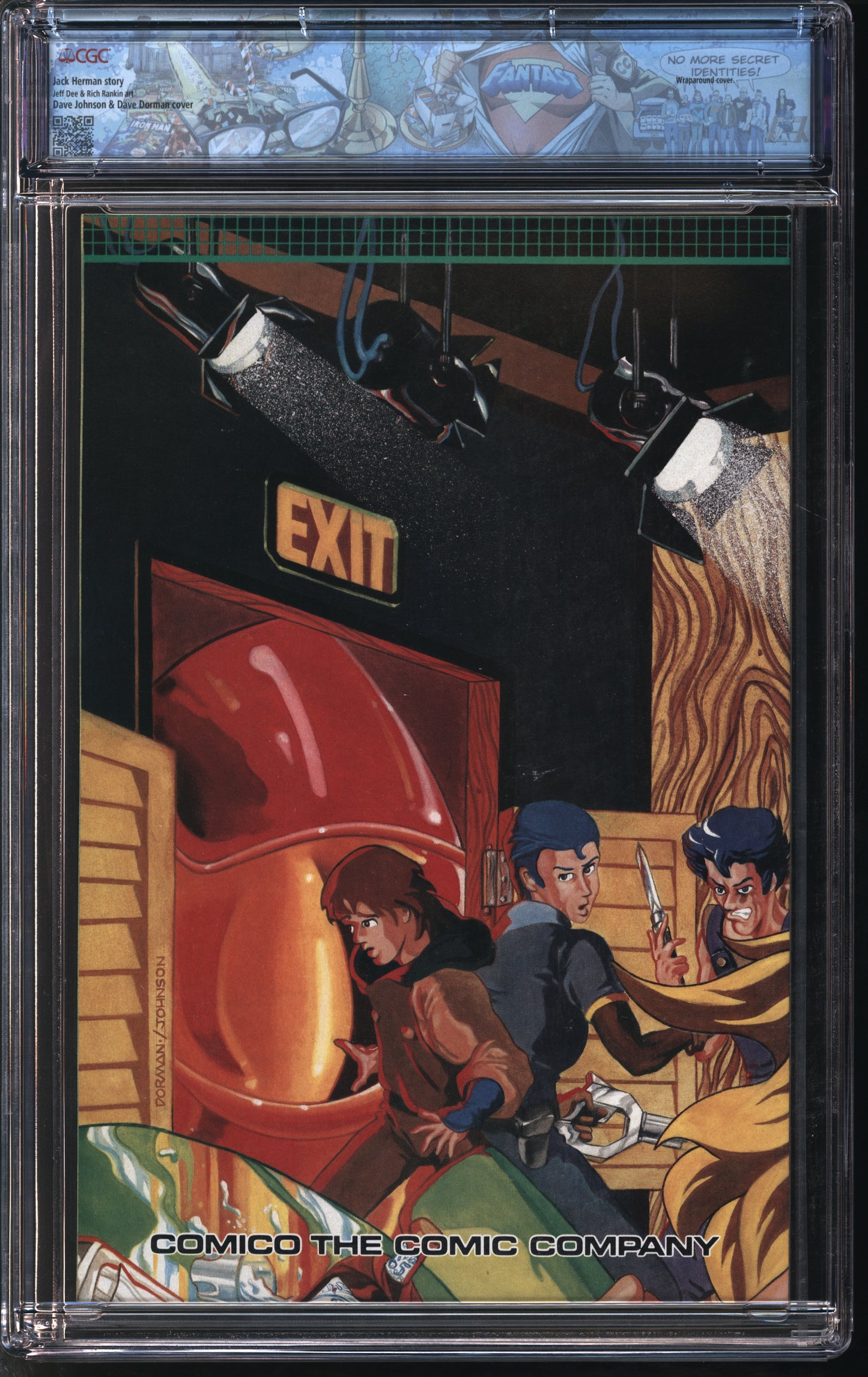 Comico Comics Robotech: The New Generation #3 7/85 FANTAST CGC 9.8 White Pages