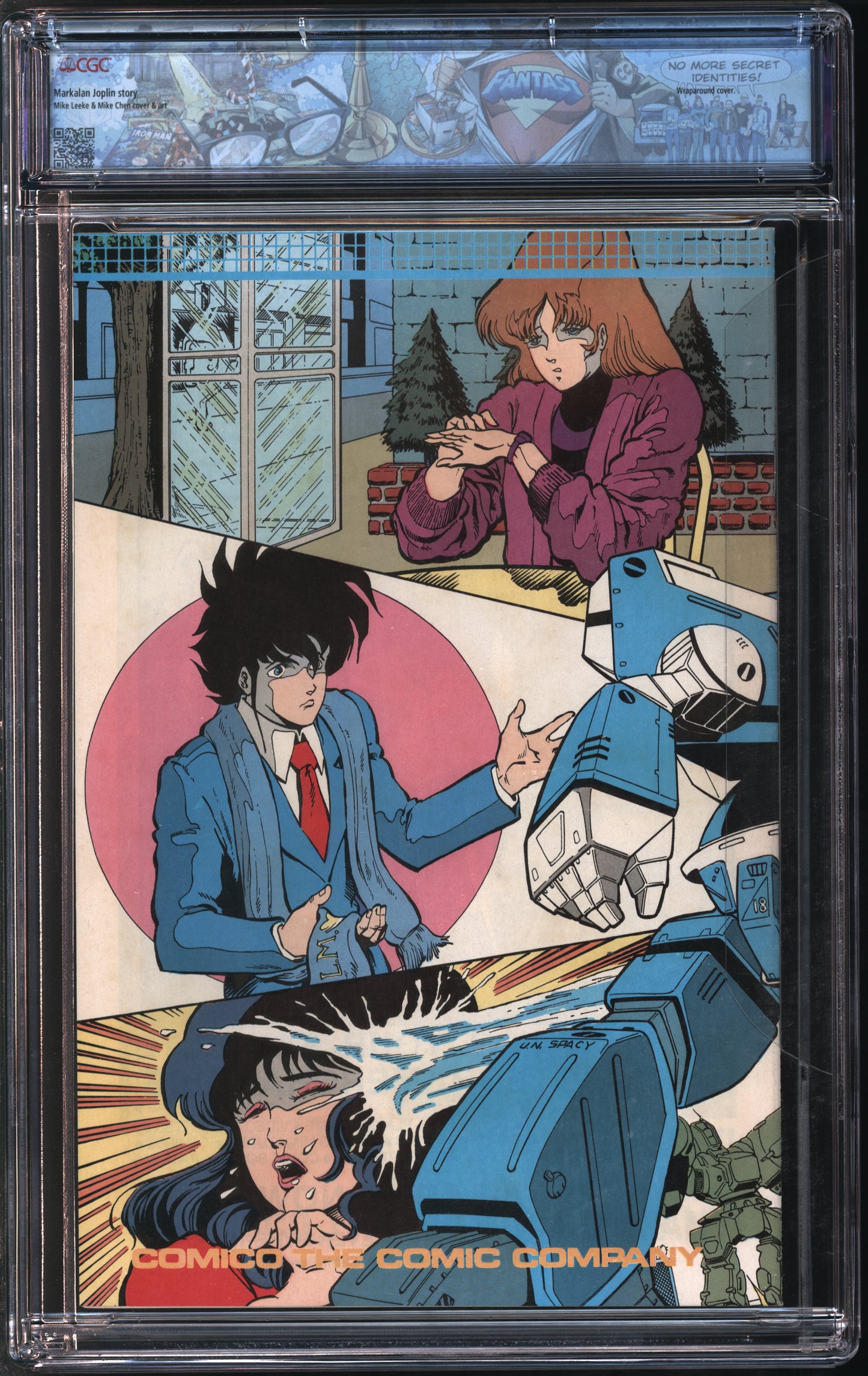 Comico Comics Robotech: The Macross Saga #34 12/88 FANTAST CGC 9.6 White Pages