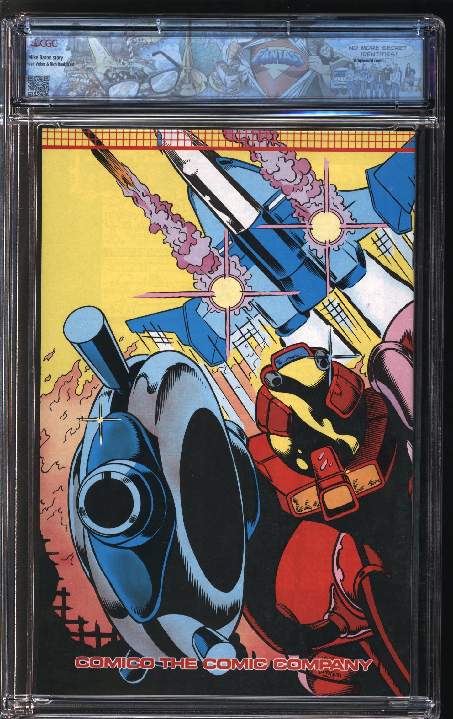 Comico Comics Robotech Masters #2 8/85 FANTAST CGC 9.8 White Pages