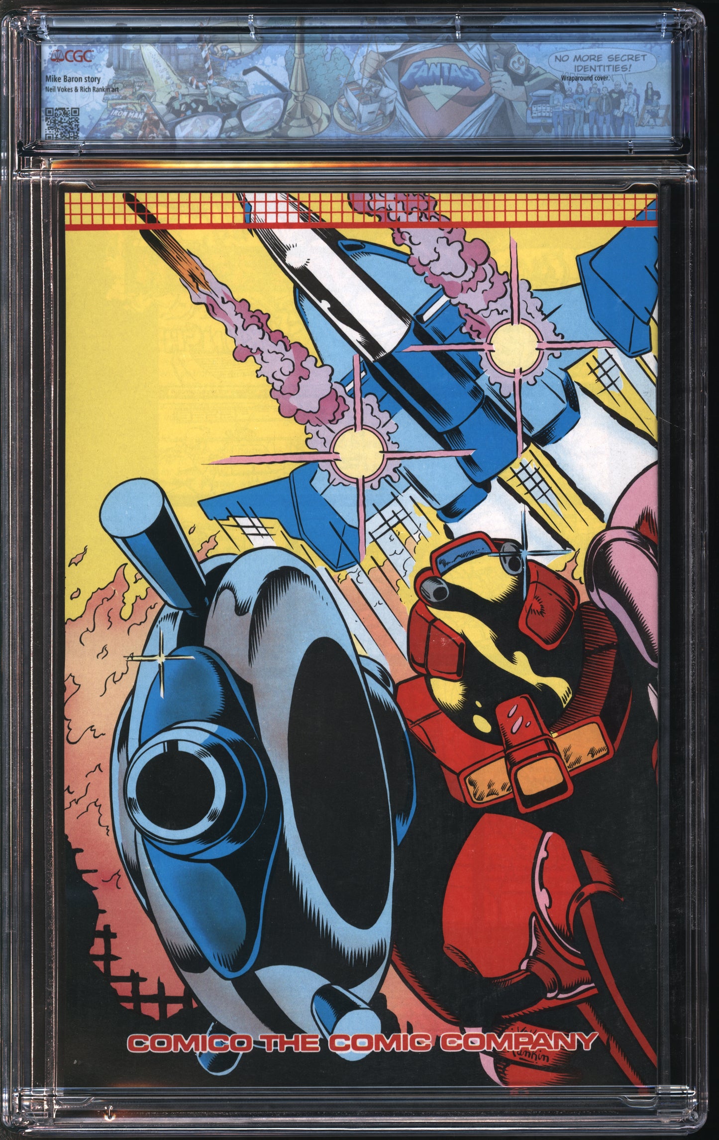 Comico Comics Robotech Masters #2 8/85 FANTAST CGC 9.8 White Pages