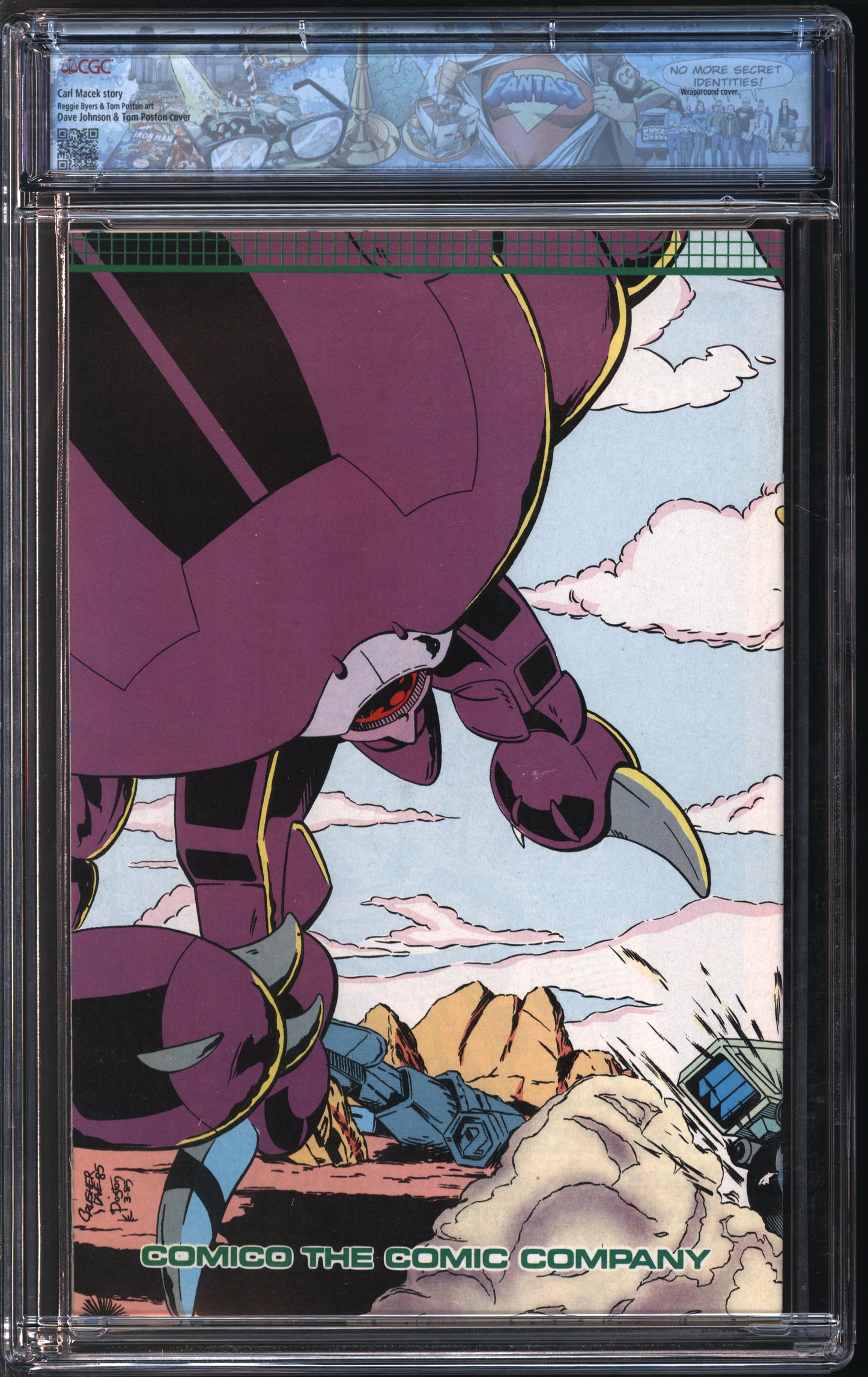 Comico Comics Robotech: The New Generation #1 7/85 FANTAST CGC 9.6 White Pages