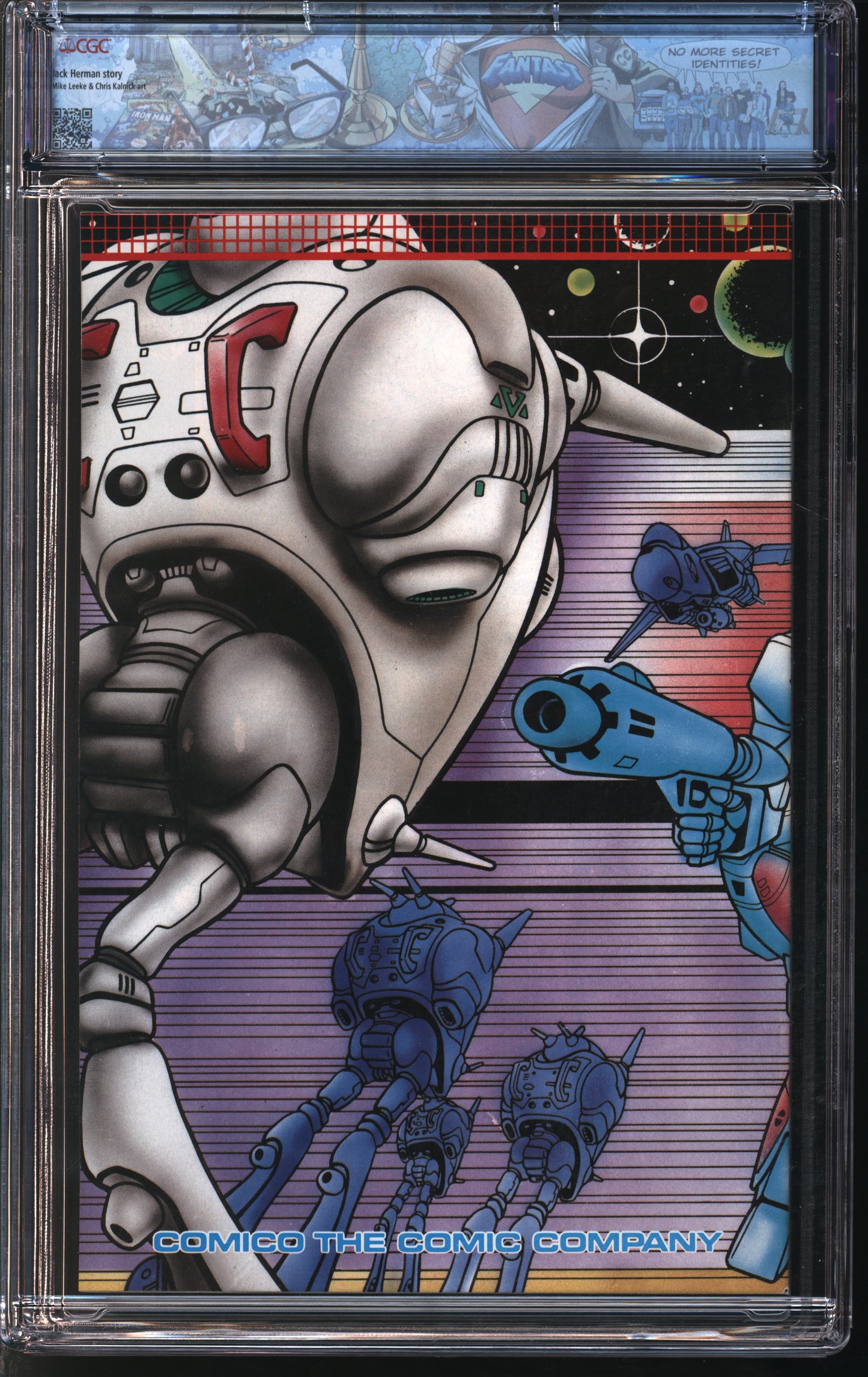 Comico Comics Robotech: The Macross Saga #6 9/85 FANTAST CGC 9.4 White Pages