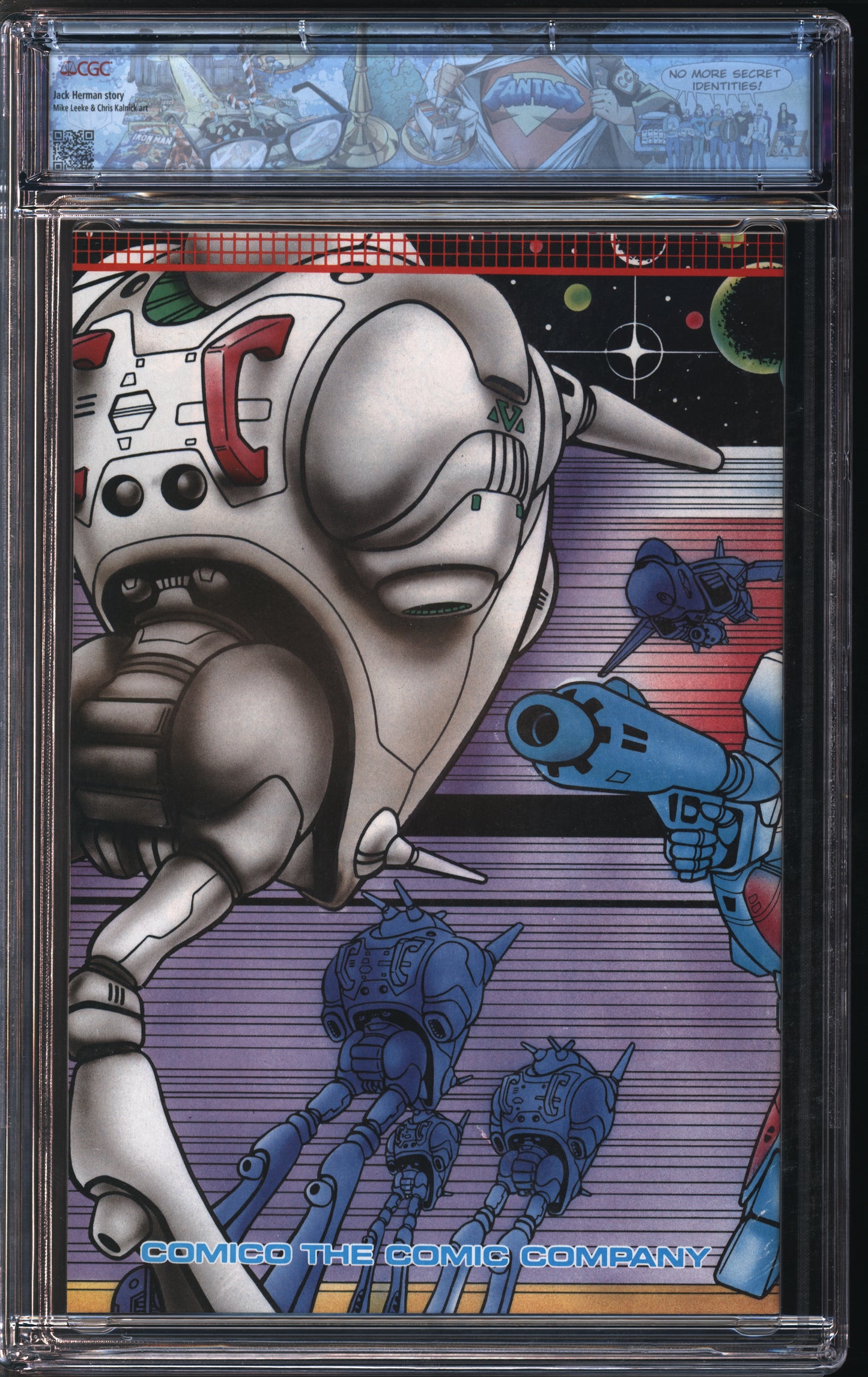 Comico Comics Robotech: The Macross Saga #6 9/85 FANTAST CGC 9.2 White Pages
