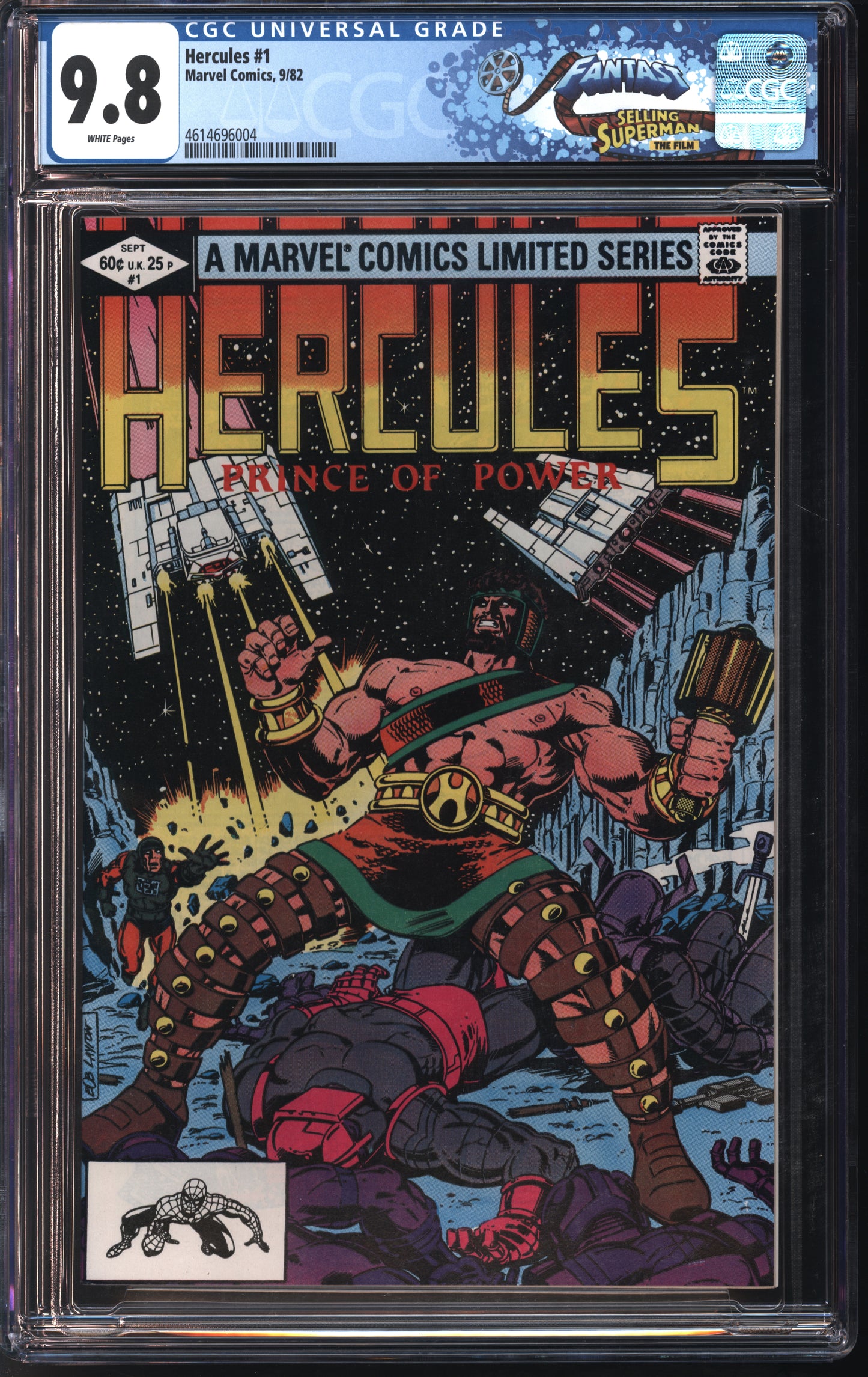 Marvel Comics Hercules #1 9/82 FANTAST CGC 9.8 White Pages