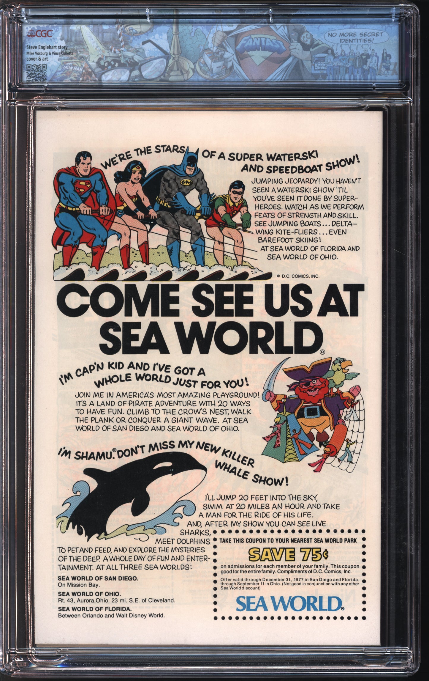 D.C. Comics Starfire #7 8-9/77 FANTAST CGC 9.8 White Pages