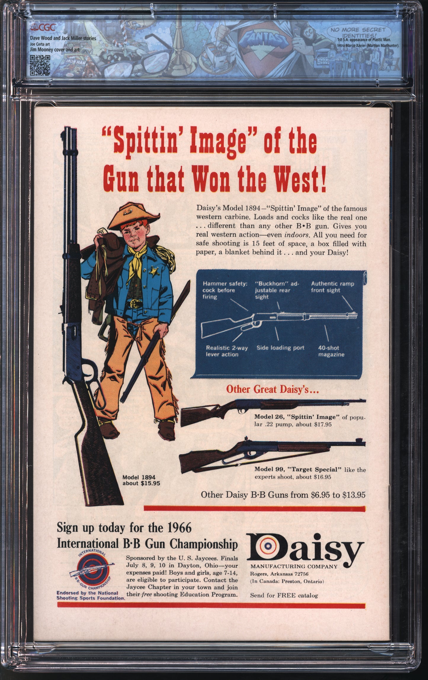 D.C. Comics House of Mystery #160 7/66 FANTAST CGC 9.4 Off-White to White Pages