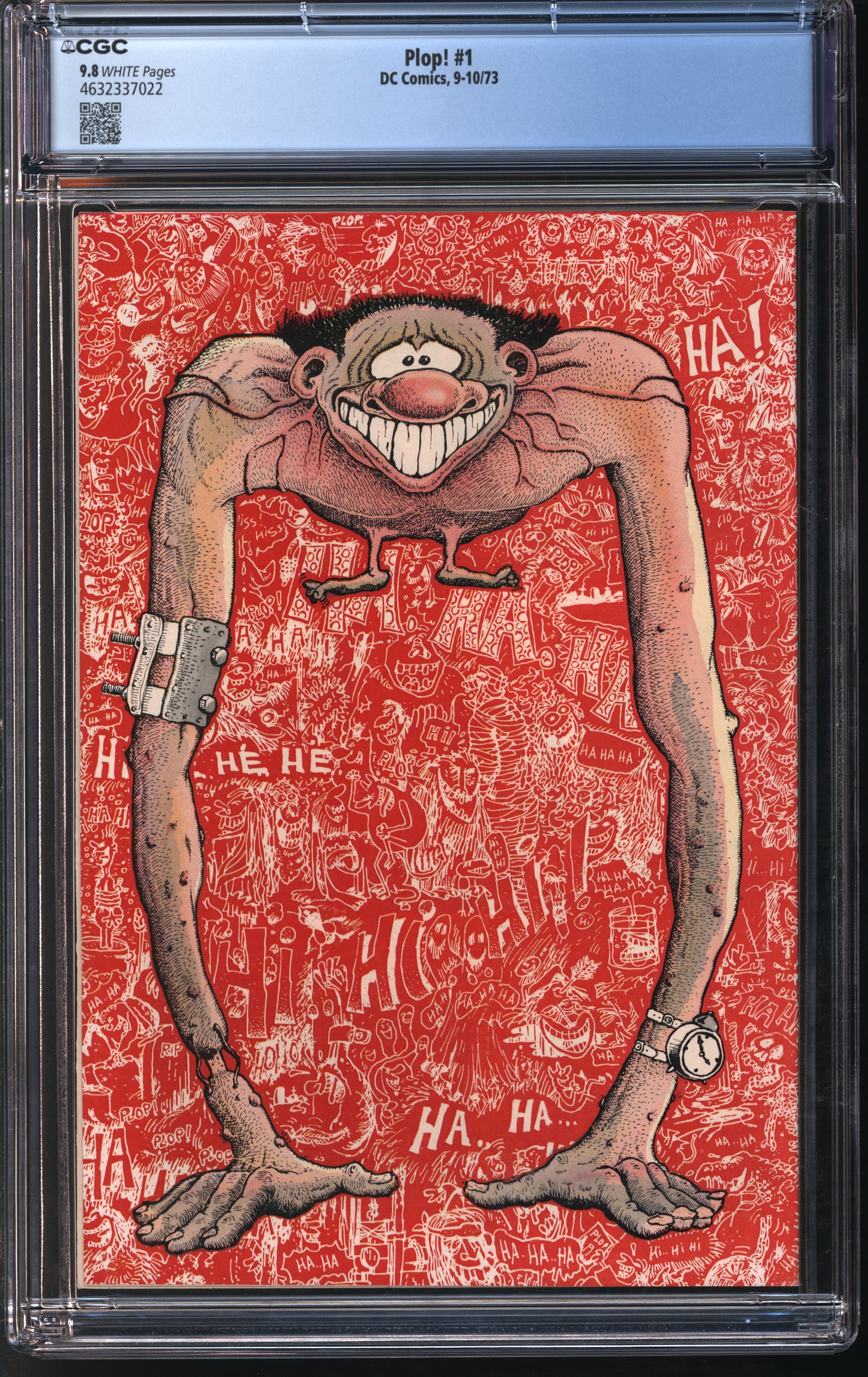 D.C. Comics Plop! #1 10/73 CGC 9.8 White Pages
