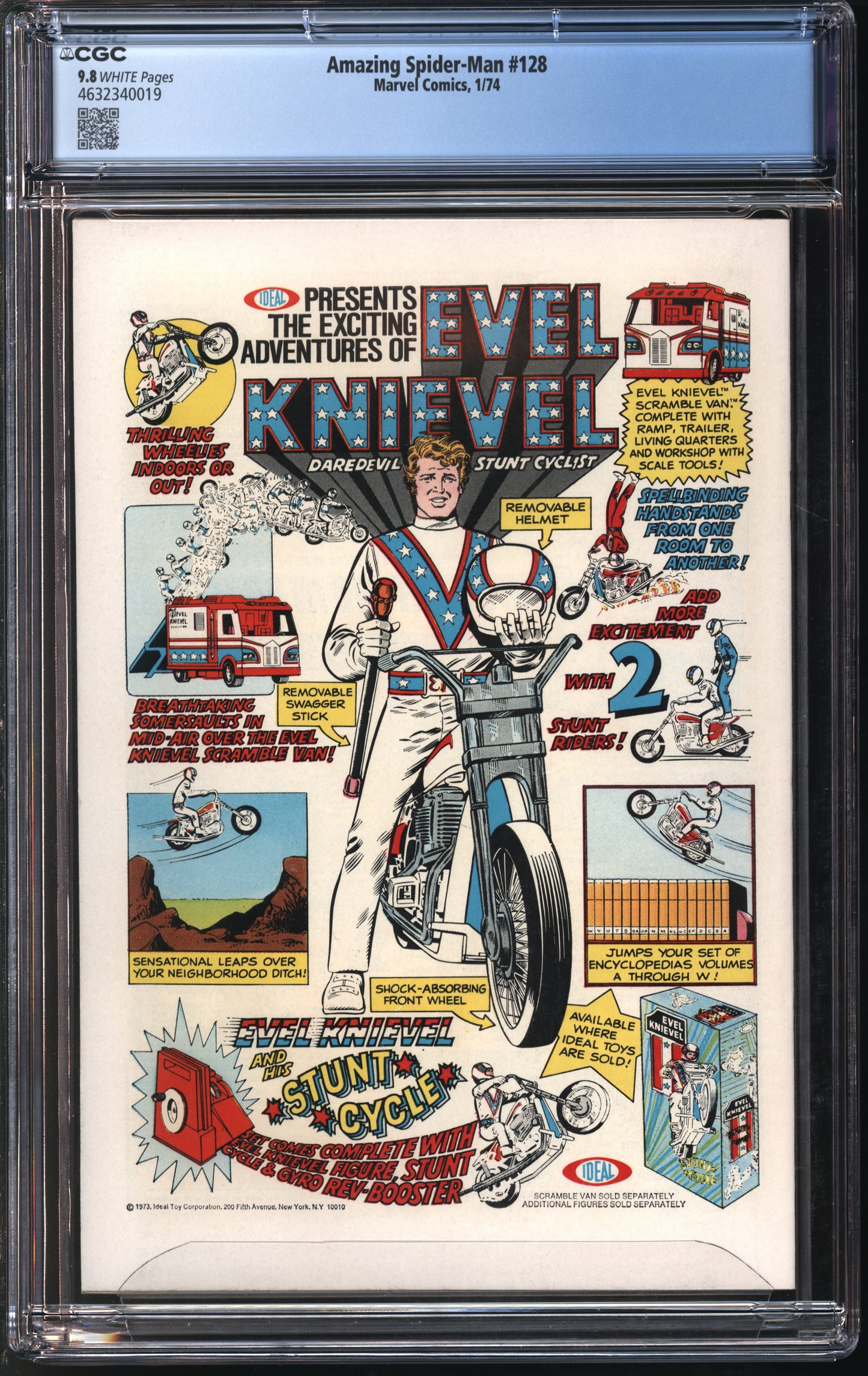 Marvel Comics Amazing Spider-Man #128 1/74 CGC 9.8 White Pages