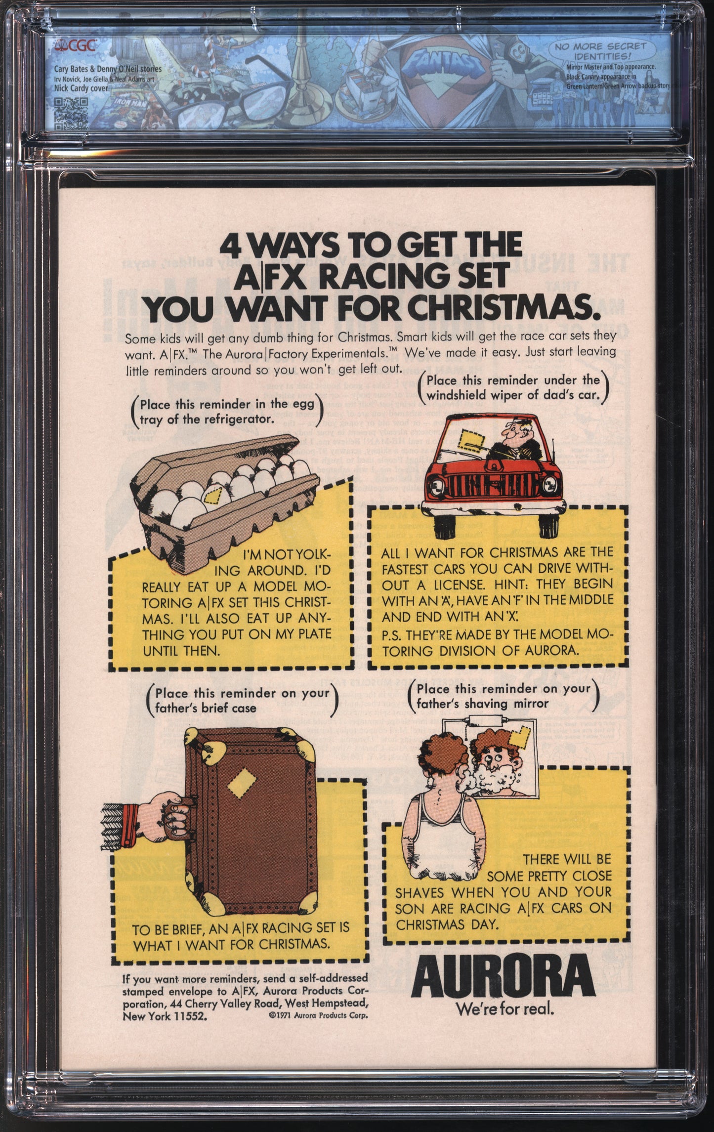 D.C. Comics Flash #219 12/72-1/73 FANTAST CGC 9.8 White Pages