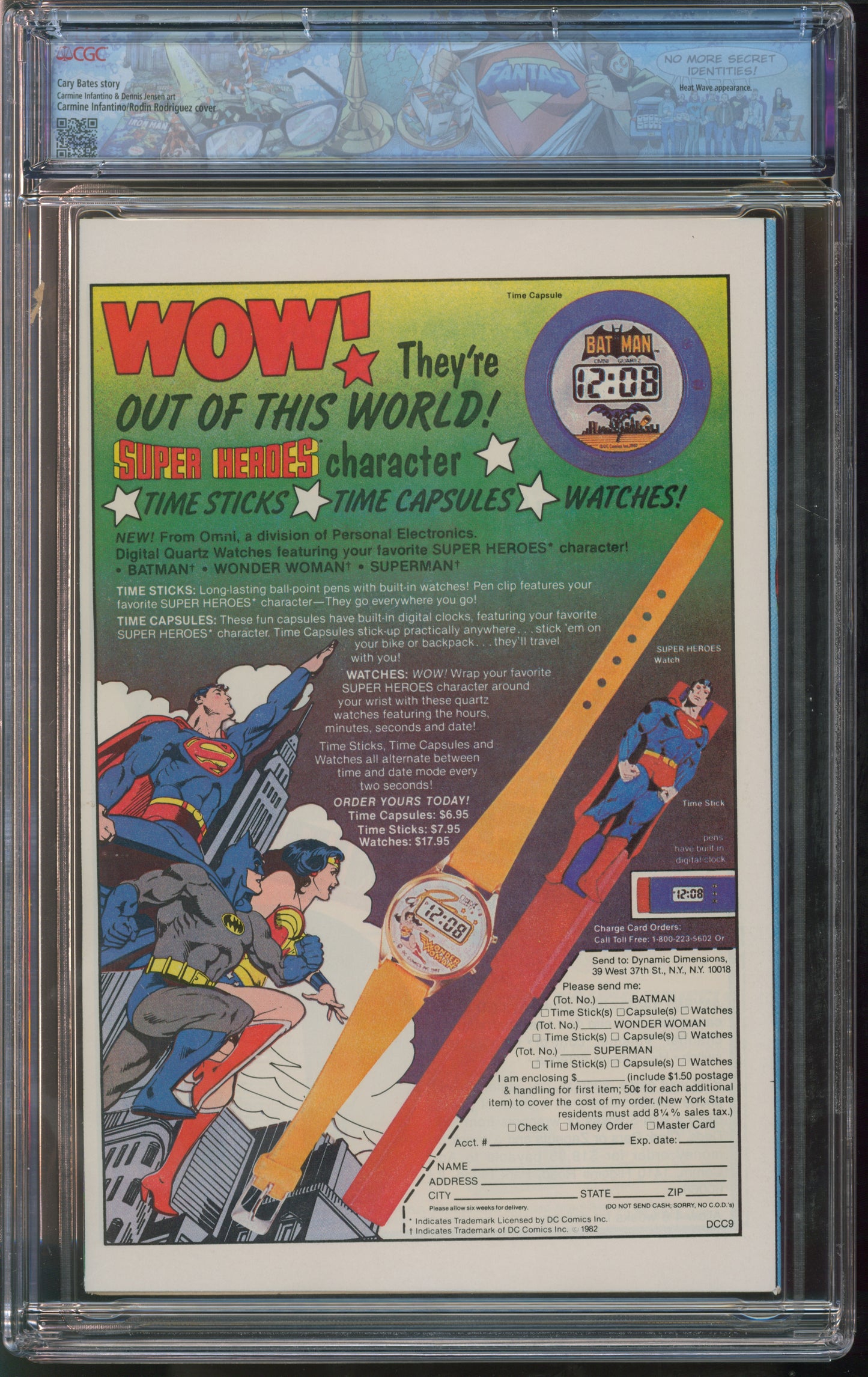 D.C. Comics Flash #316 12/82 CGC FANTAST 9.8 White Pages